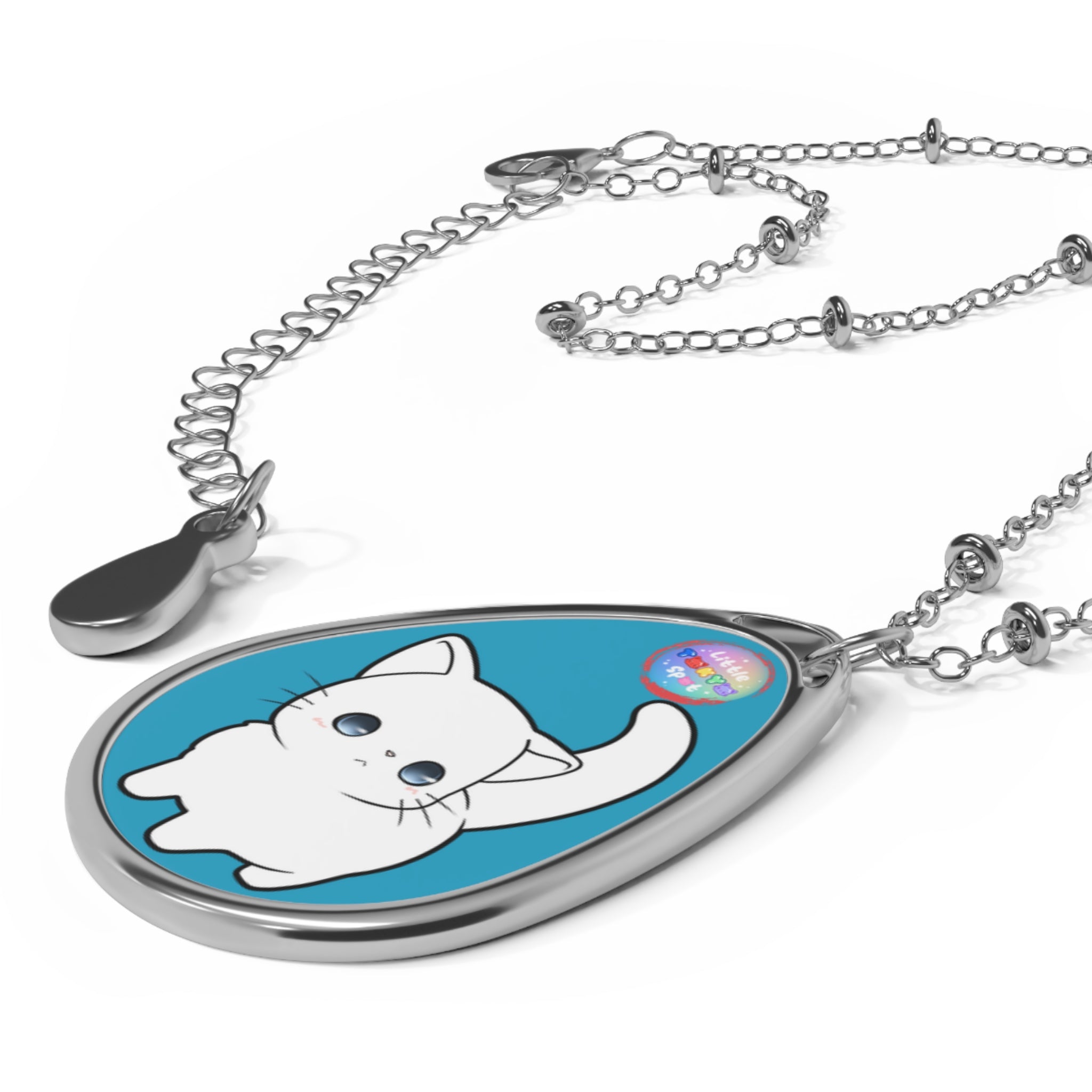 Cute Cat Pendant Necklace, Pet Lover Gift, Animal Jewelry, Whimsical Accessories, Birthday Gift for Cat Moms, Kawaii Cat Necklace