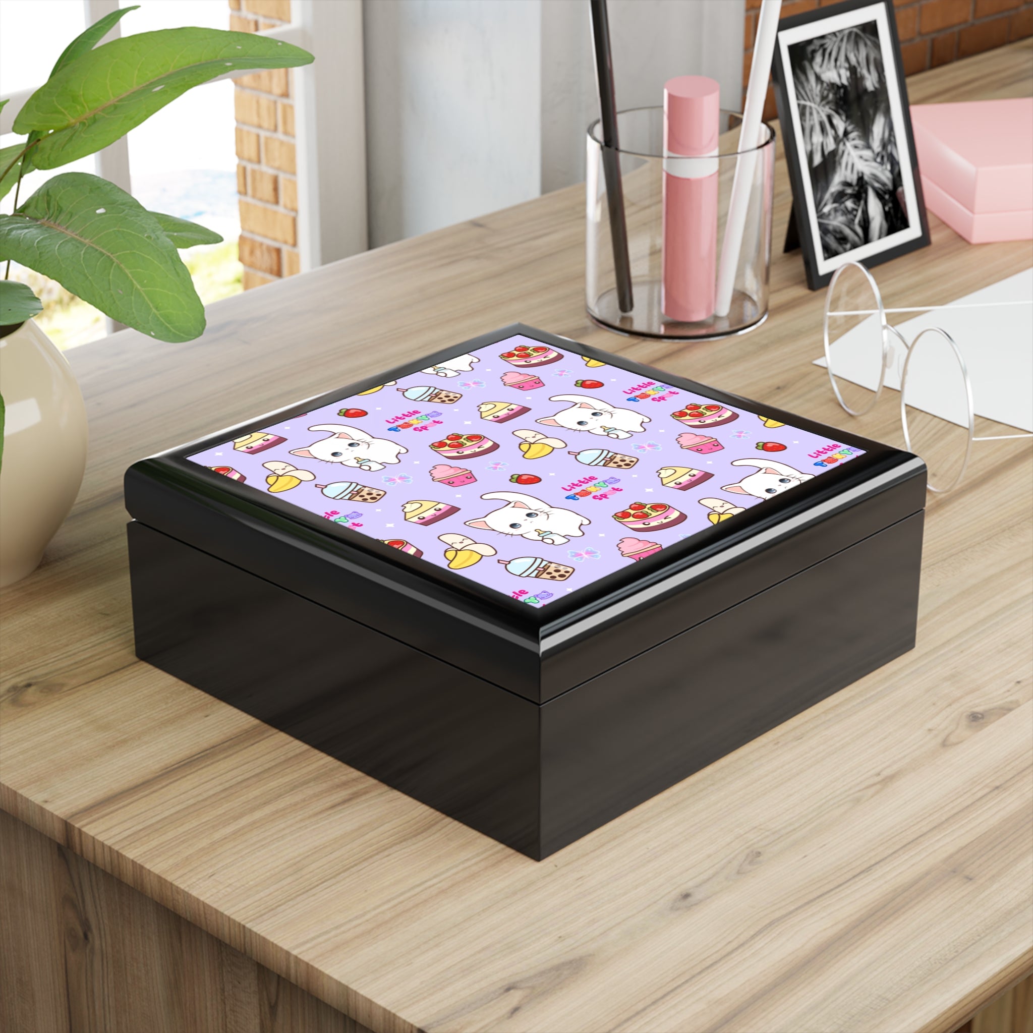 Cute Cat-Themed Jewelry Box, Adorable Storage for Accessories, Gifts for Cat Lovers, Perfect for Birthdays, Special Occasions, Kids' [...]