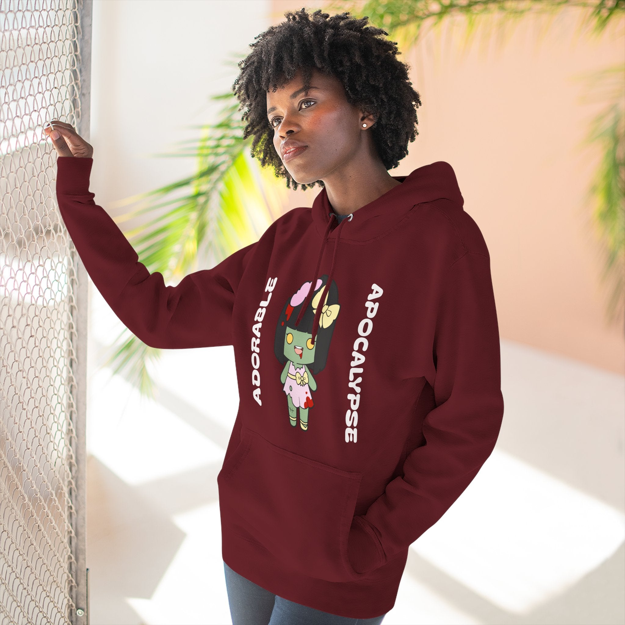 Adorable Zombie Fleece Hoodie, Cute Halloween Sweatshirt, Spooky Sweety Pullover, Cozy Gift for Kids, Fun Fall Fashion, Cartoon-Themed [...]