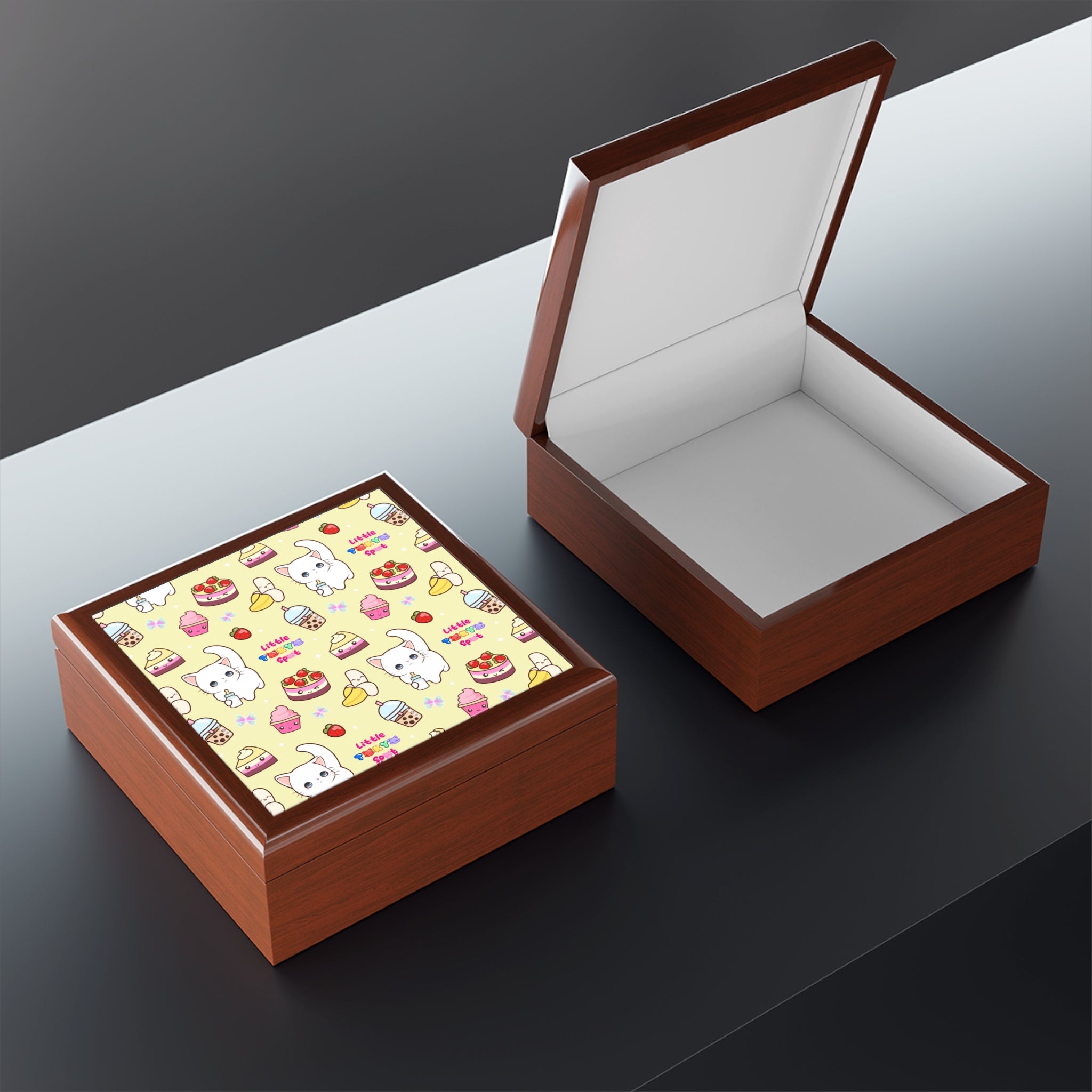 Adorable Cat-Themed Jewelry Box, Cute Keepsake Storage for Cat Lovers, Perfect for Birthdays, Gifts, and Celebrations