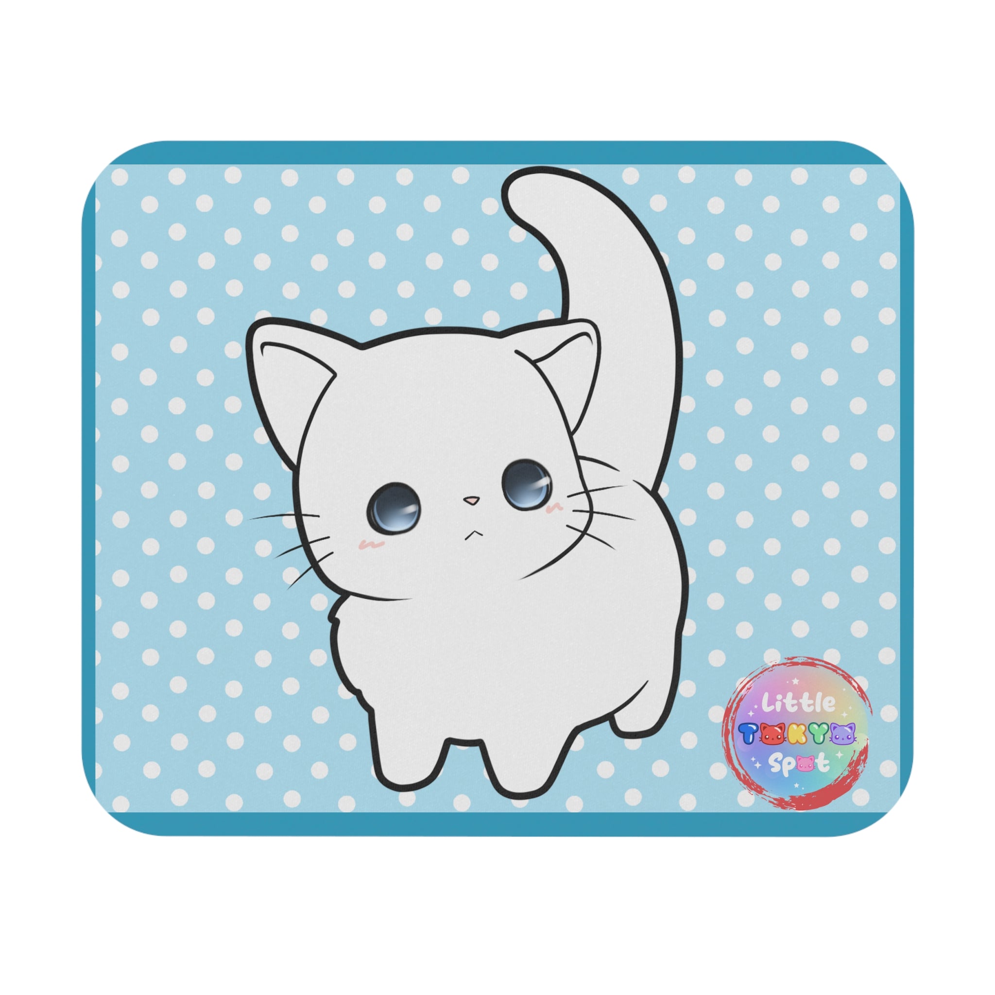 Adorable Cat Mouse Pad, Cute Desk Accessory for Cat Lovers, Office Decor, Gift for Pet Owners, Playful Workspace