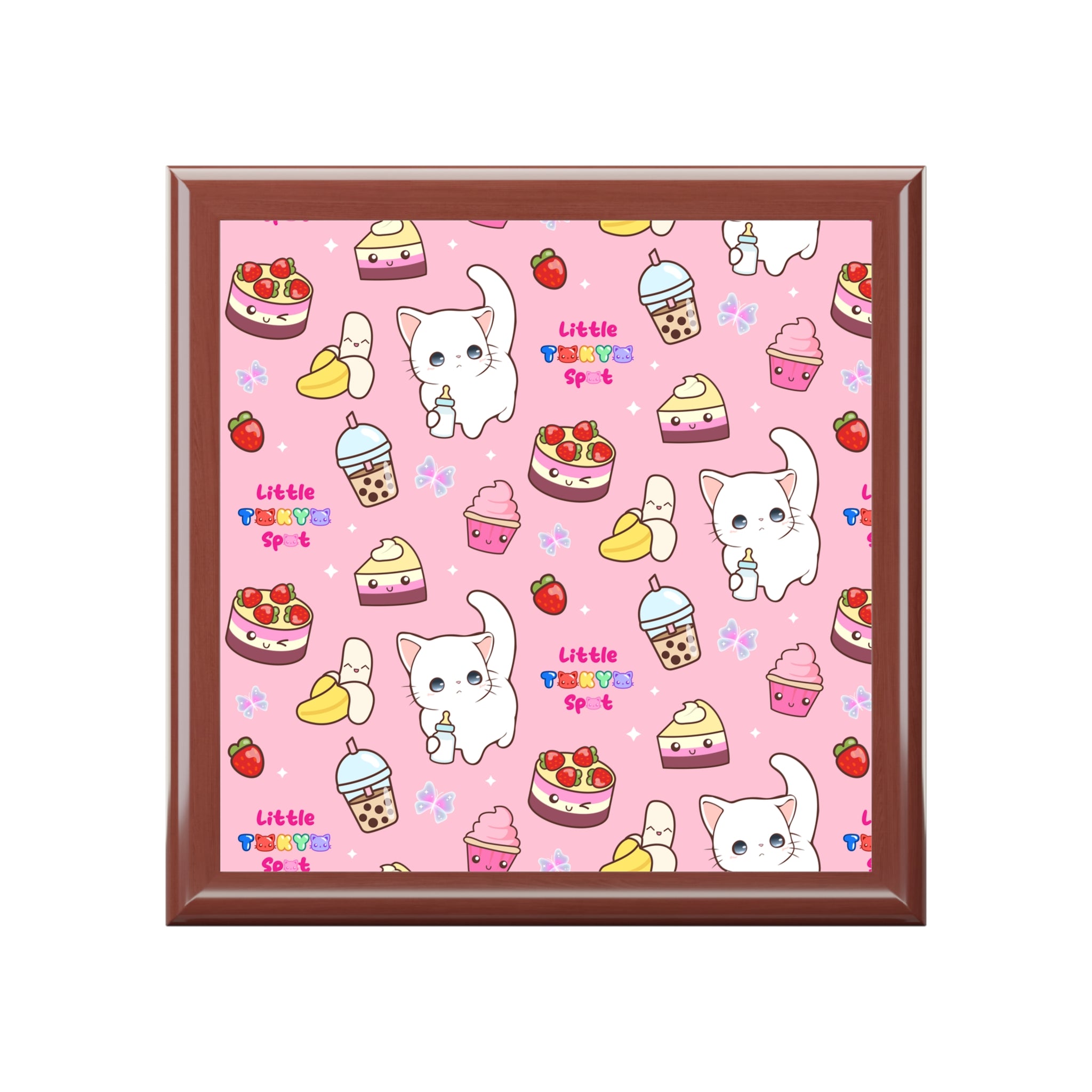 Cute Cat-Themed Jewelry Box, Whimsical Keepsake Container, Perfect Gift for Cat Lovers, Birthday Surprise, Home Decor