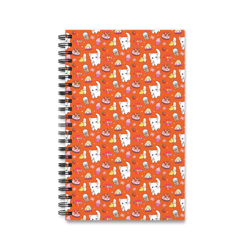 Cute Halloween Spiral Journal, Fun Note-taking Diary, Creative Writing Pad, Gift for Kids, Halloween Decor, Teachers' Journal