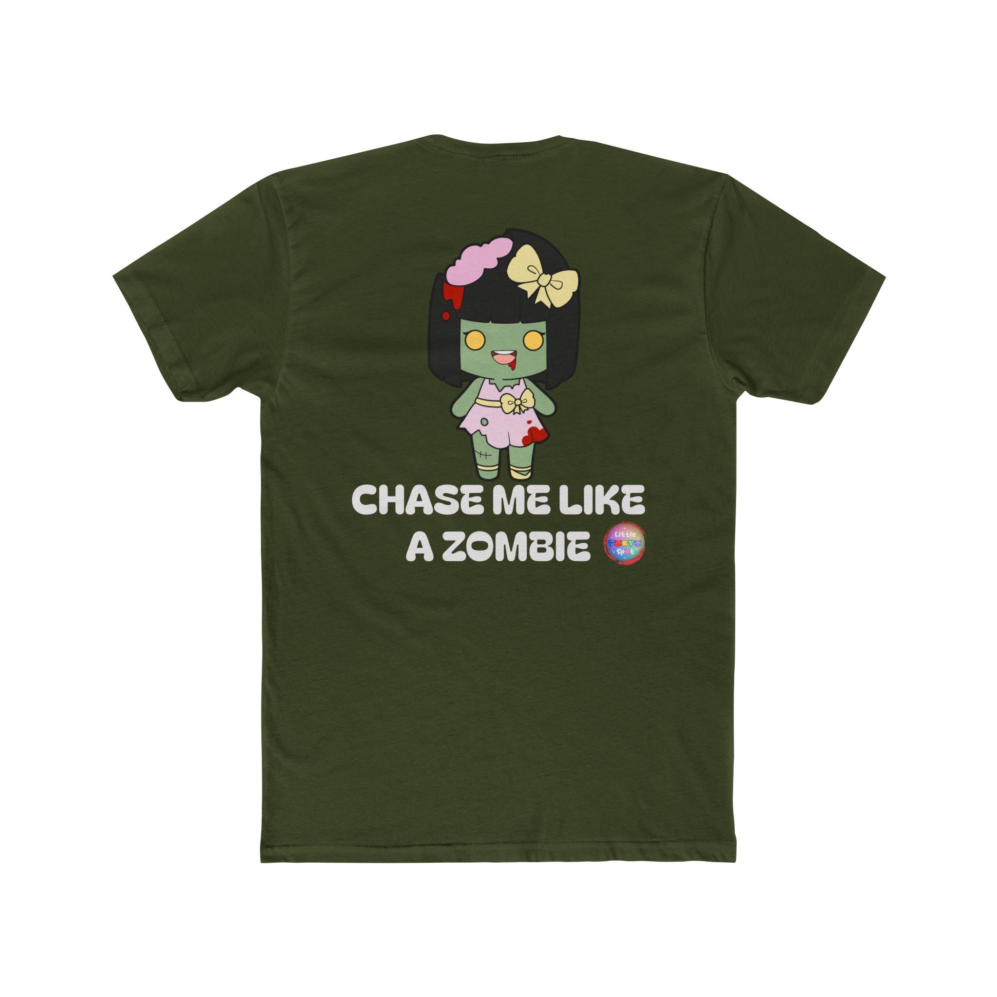 Cute Zombie Graphic T-Shirt | I Don’t Bite Unless You Want Me To, Funny Halloween Tee, Unisex Gift for Parties and Celebrations