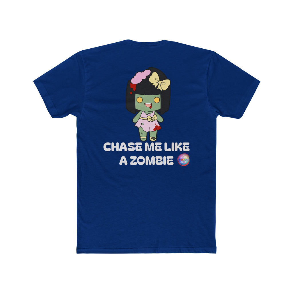 Cute Zombie Graphic T-Shirt | I Don’t Bite Unless You Want Me To, Funny Halloween Tee, Unisex Gift for Parties and Celebrations