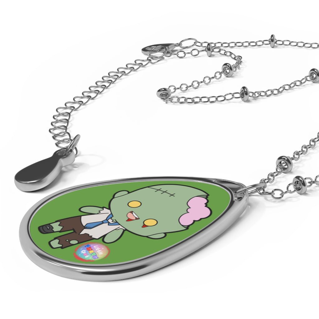 Cute Zombie Oval Pendant Necklace, Quirky Jewelry for Halloween, Gifts for Teens, Cute Accessories for Spooky Season, Playful Costume [...]