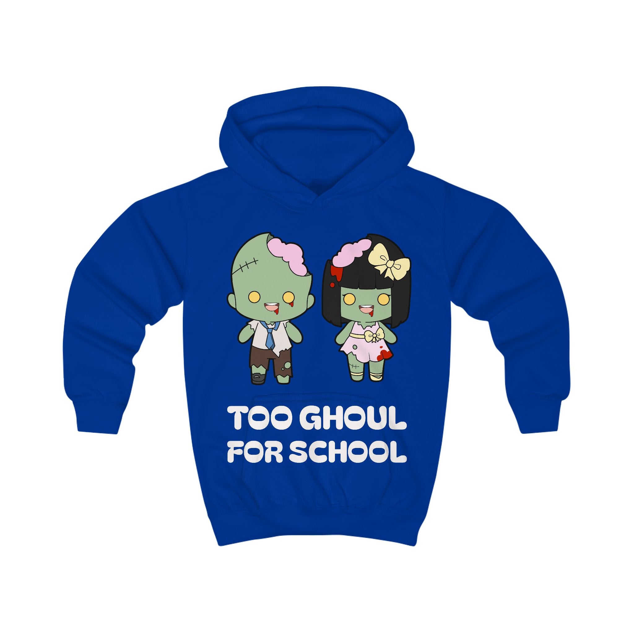 Halloween Kids Hoodie, Cute Zombie Hoodie, Kids Costume Sweatshirt, Little Tokyo Spirit Pull Over, Fun Halloween Apparel