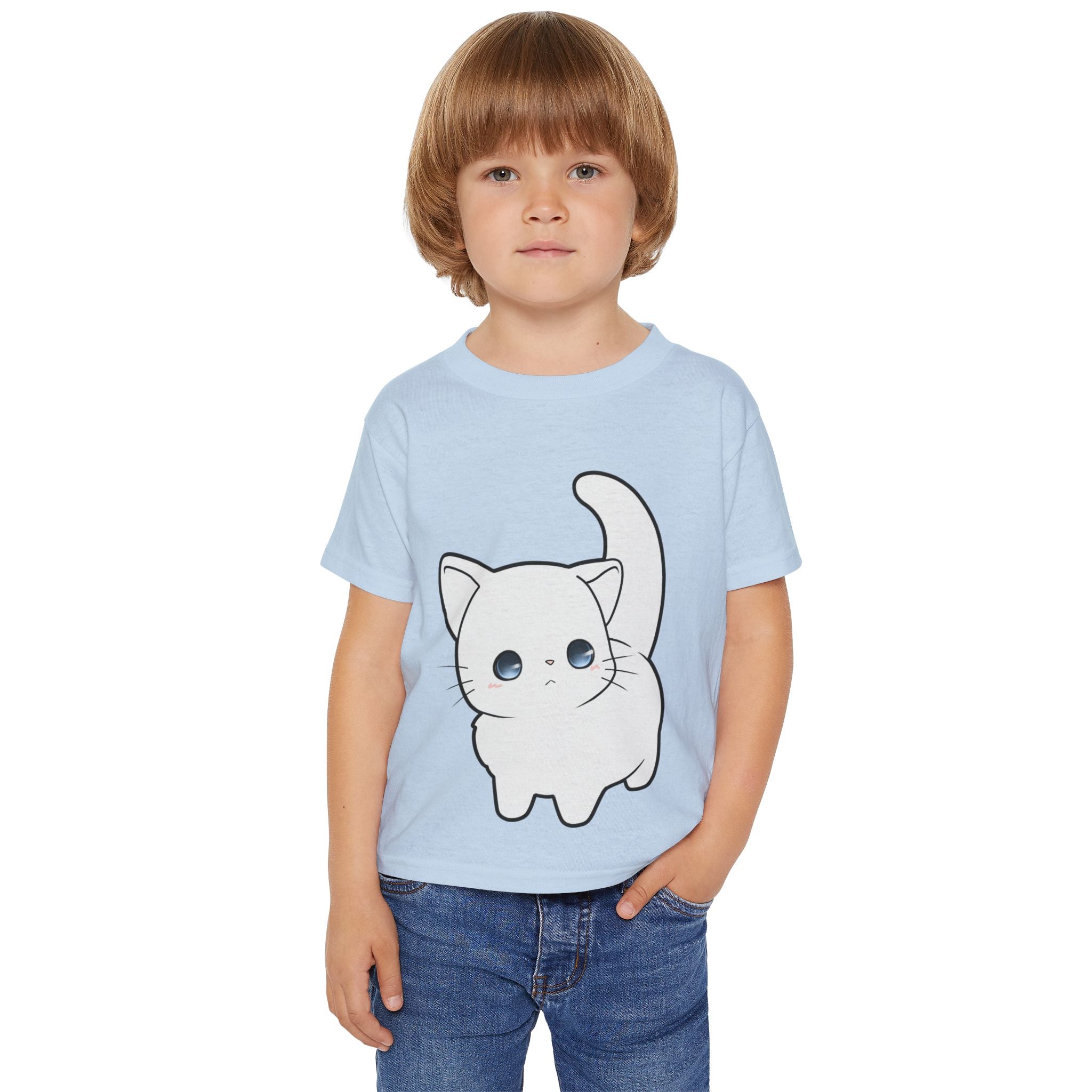 Adorable Cat Toddler T-Shirt, Cute Kid's Tee, Gifts for Toddlers, Birthday Outfit, Cat Lover Gift, Little Tokyo Spot Tee