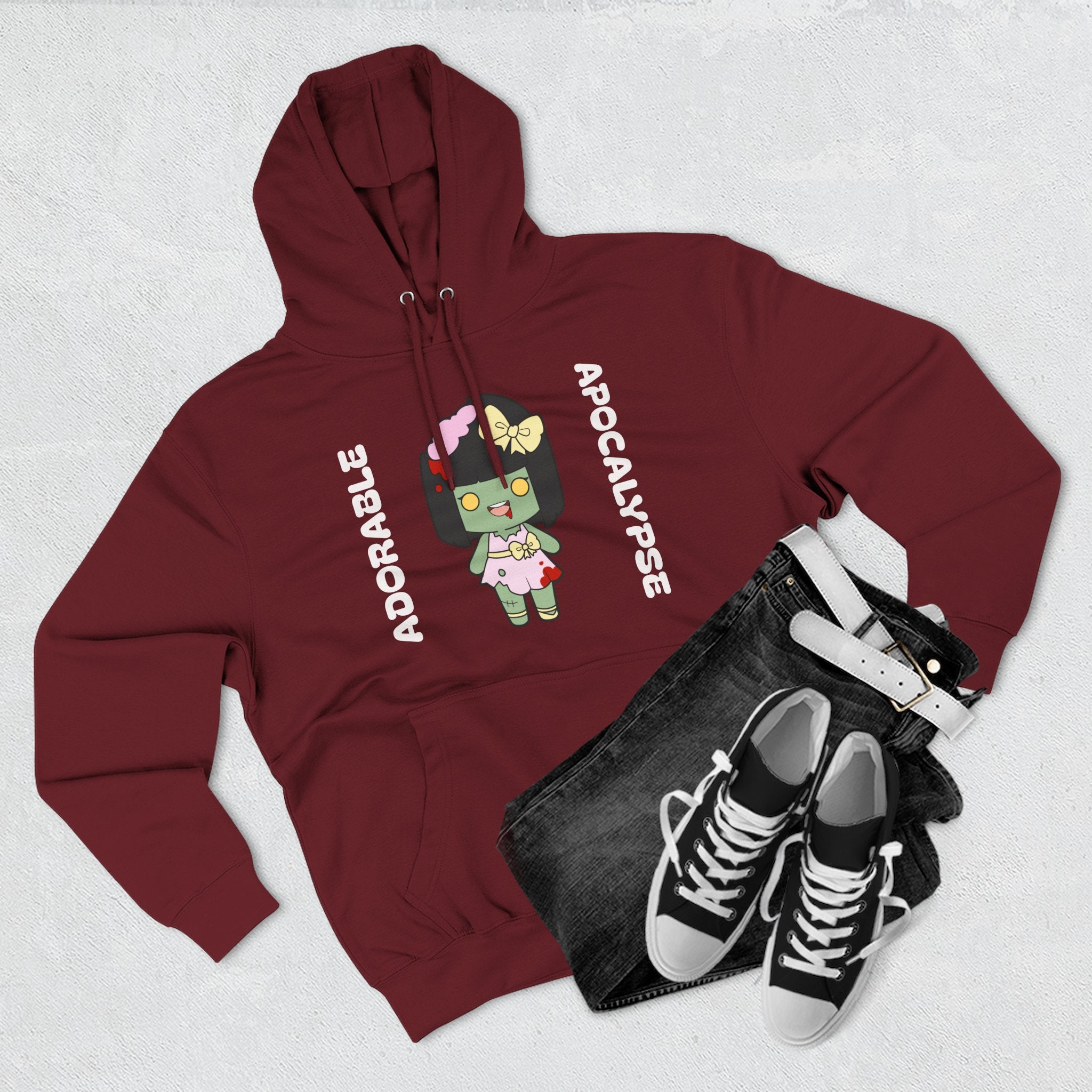 Adorable Zombie Fleece Hoodie, Cute Halloween Sweatshirt, Spooky Sweety Pullover, Cozy Gift for Kids, Fun Fall Fashion, Cartoon-Themed [...]