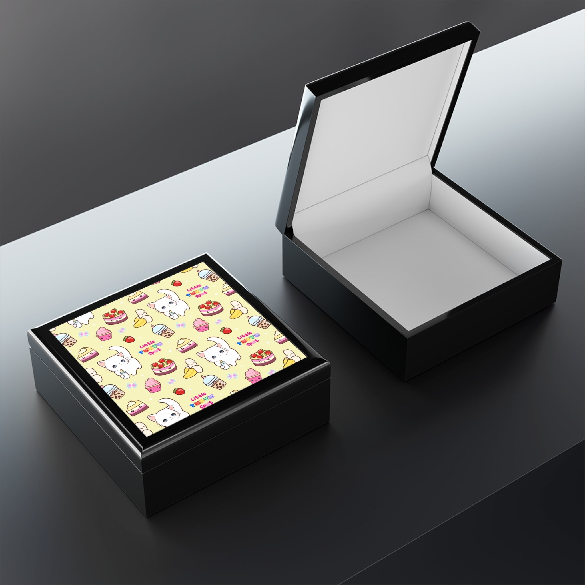Adorable Cat-Themed Jewelry Box, Cute Keepsake Storage for Cat Lovers, Perfect for Birthdays, Gifts, and Celebrations