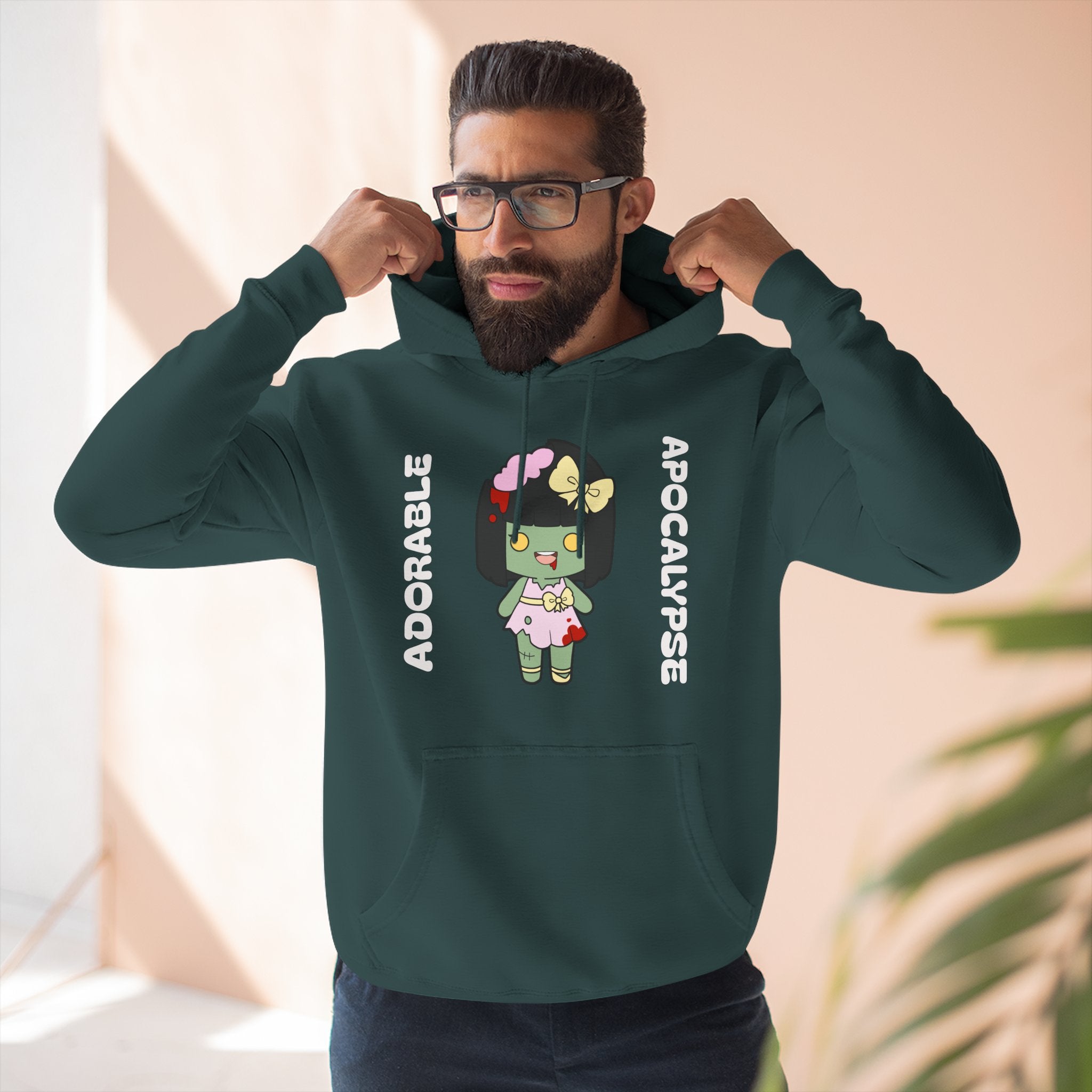 Adorable Zombie Fleece Hoodie, Cute Halloween Sweatshirt, Spooky Sweety Pullover, Cozy Gift for Kids, Fun Fall Fashion, Cartoon-Themed [...]