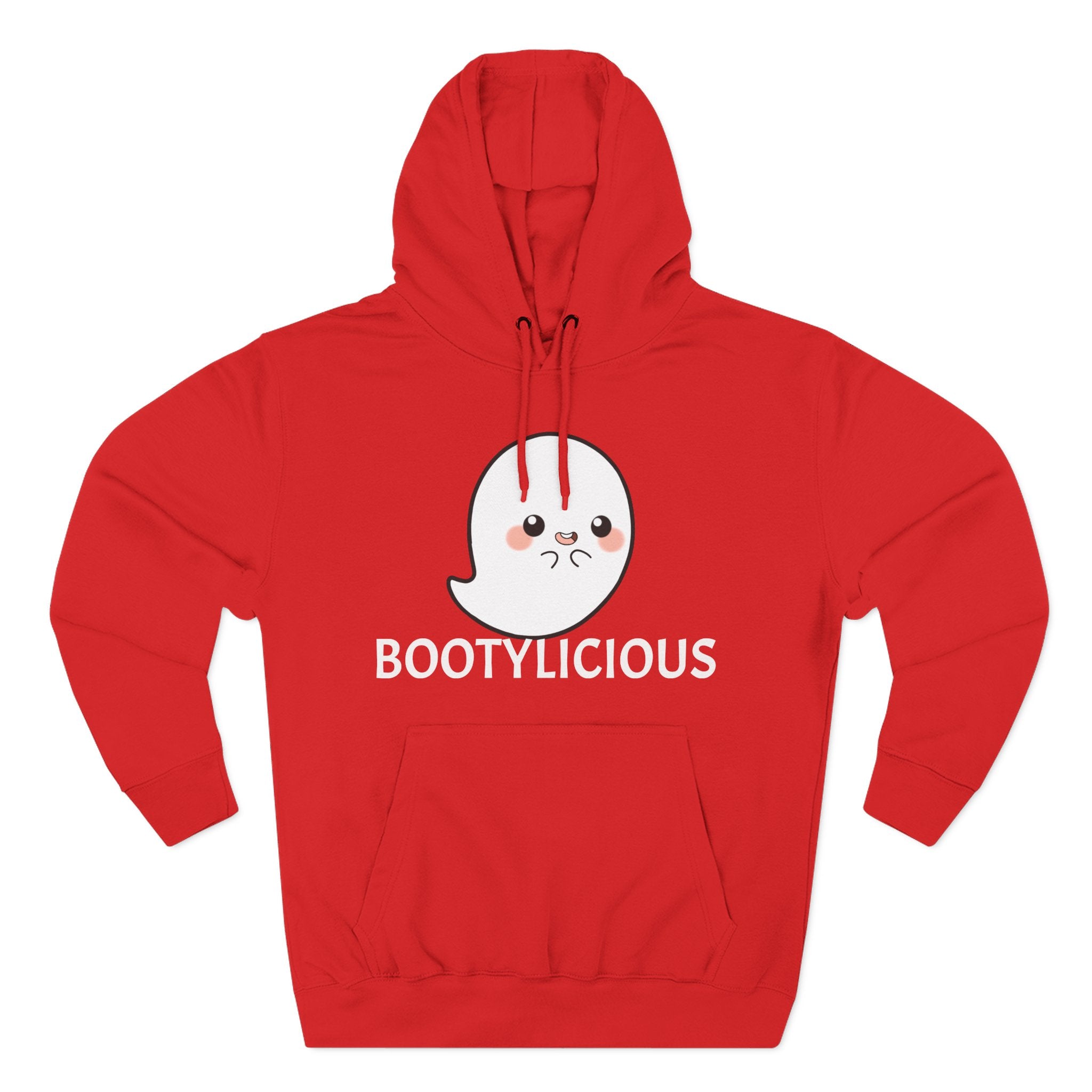 Playful Ghost Fleece Hoodie, Cute Hoodie, Halloween Sweatshirt, Funny Ghost Apparel, Cozy Loungewear, Unique Gift Idea