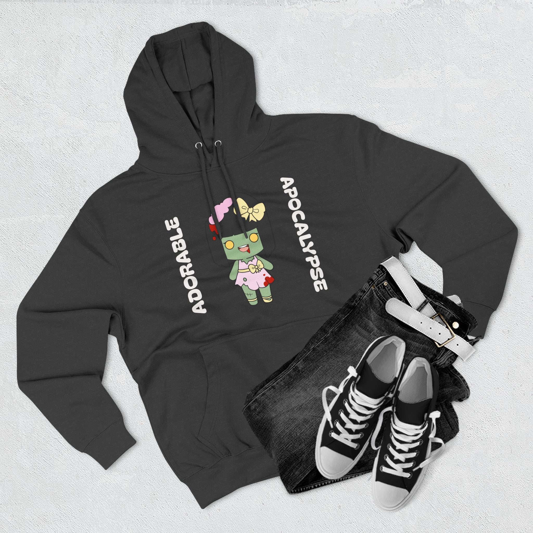 Adorable Zombie Fleece Hoodie, Cute Halloween Sweatshirt, Spooky Sweety Pullover, Cozy Gift for Kids, Fun Fall Fashion, Cartoon-Themed [...]