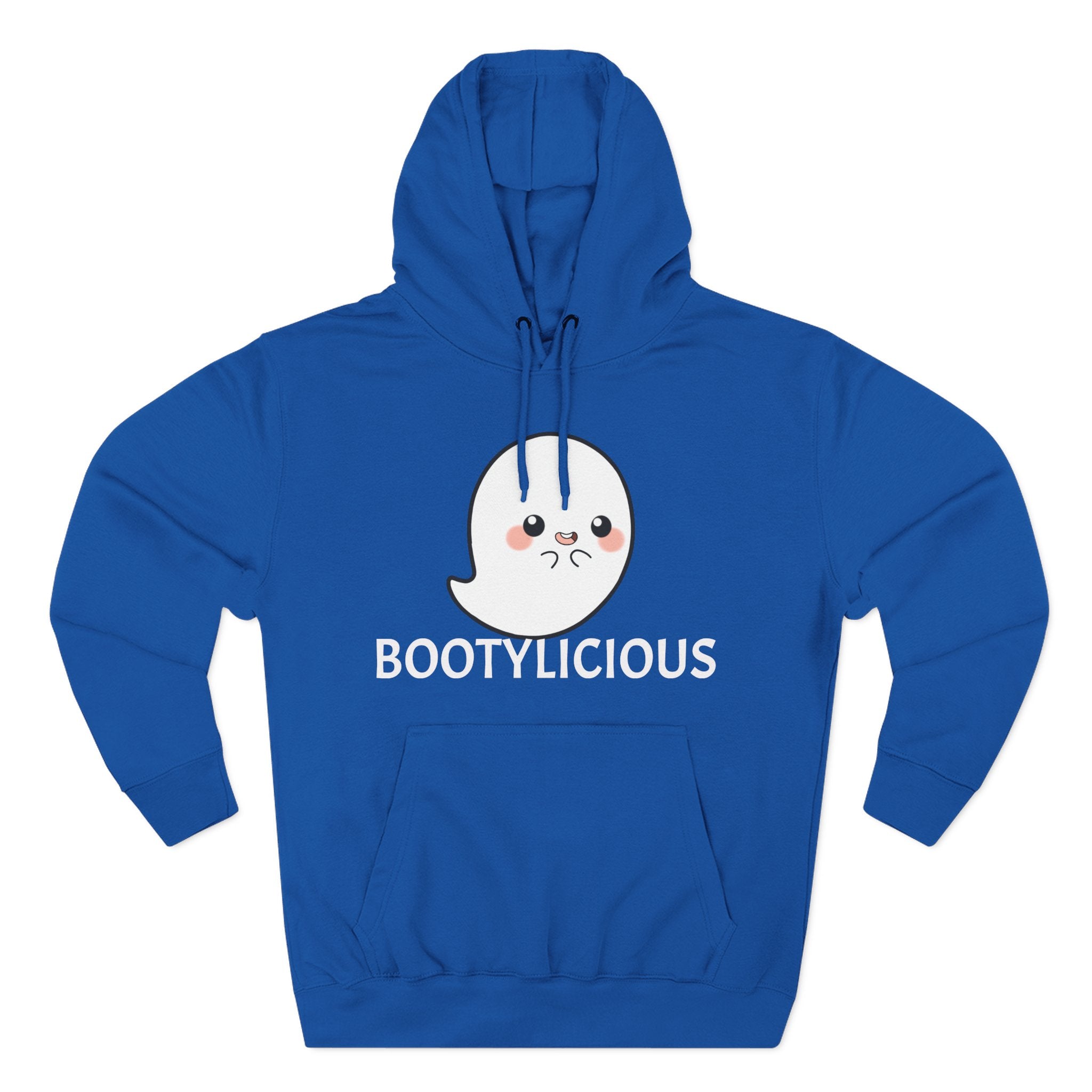 Playful Ghost Fleece Hoodie, Cute Hoodie, Halloween Sweatshirt, Funny Ghost Apparel, Cozy Loungewear, Unique Gift Idea