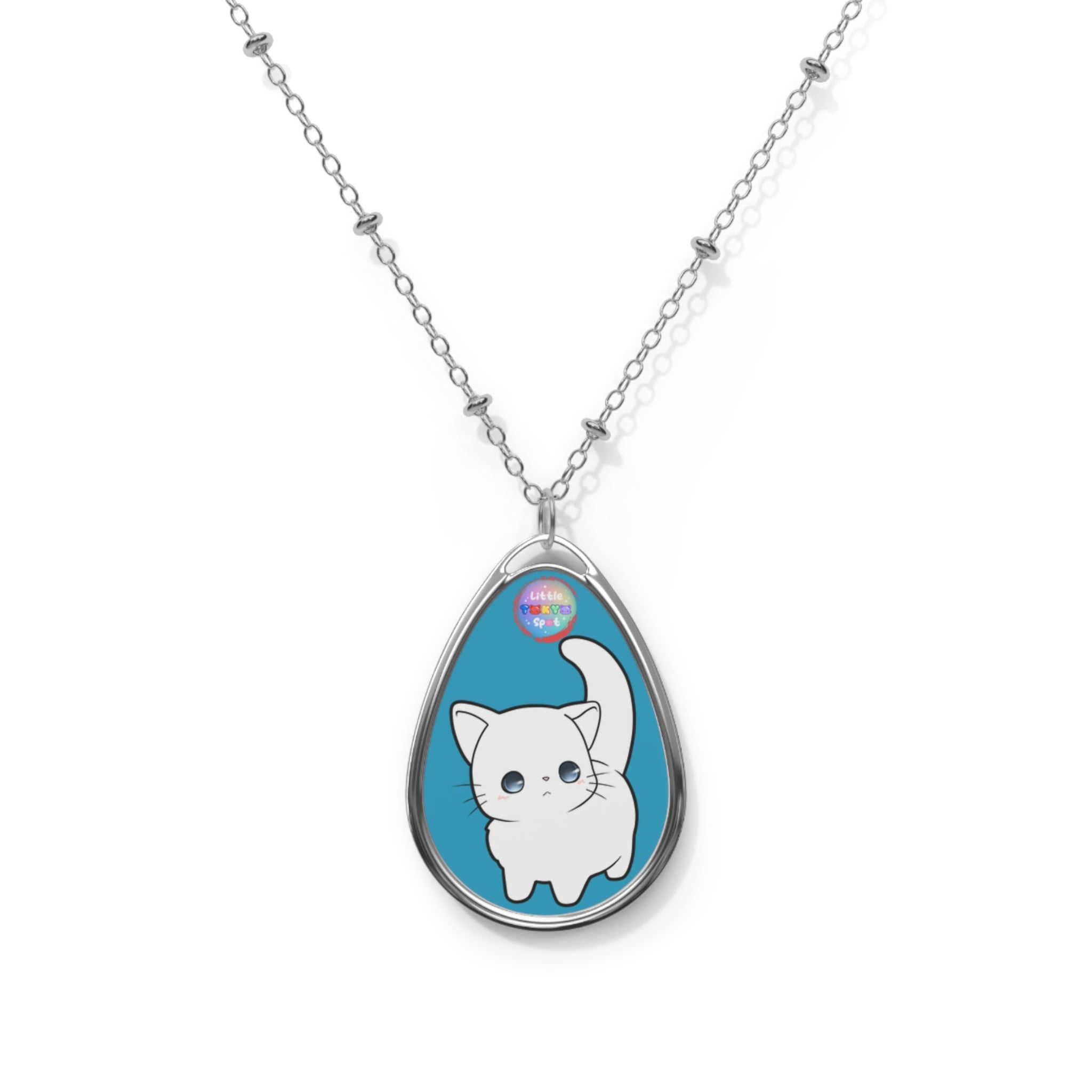 Cute Cat Pendant Necklace, Pet Lover Gift, Animal Jewelry, Whimsical Accessories, Birthday Gift for Cat Moms, Kawaii Cat Necklace