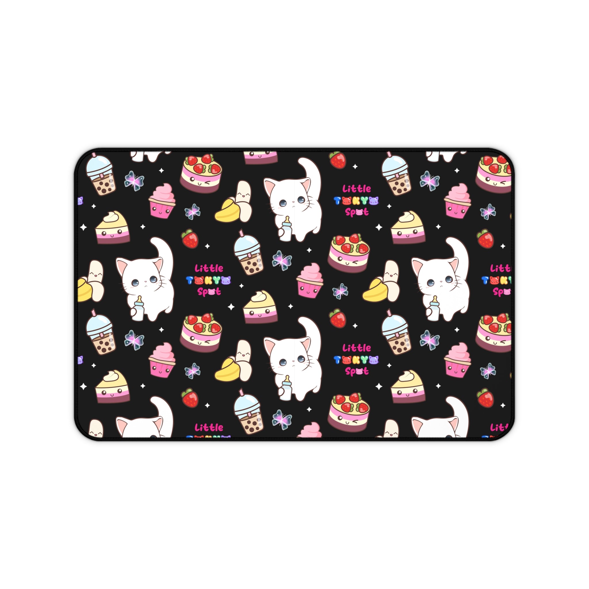 HALLOWEEN COMPUTER MAT | Cute Cat-Themed Desk Mat, Cat Desk Accessories, Fun Office Decor, Gift for Cat Lovers, Pet Lovers' Workspace Decor