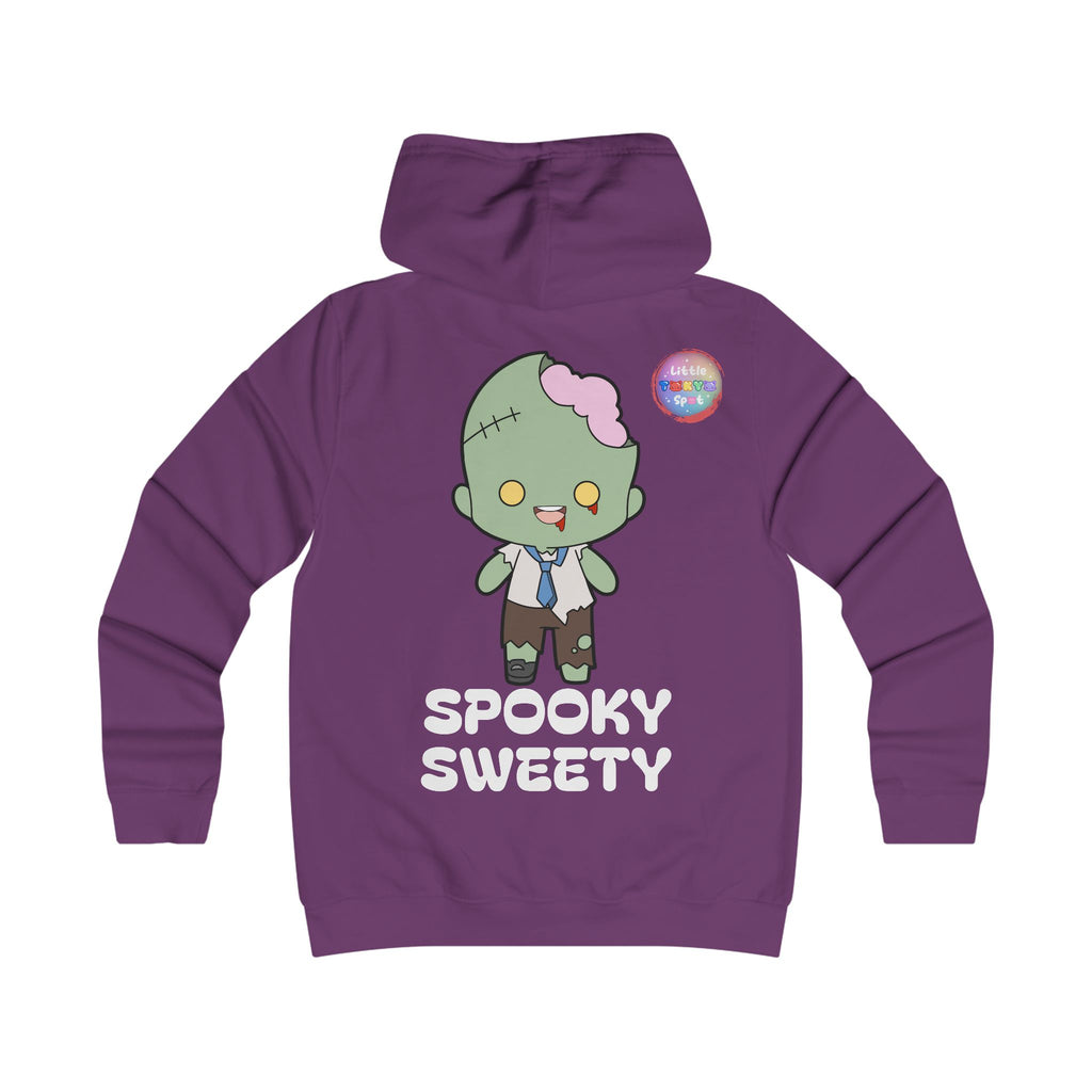 Adorable Apocalypse Hoodie - Cute Zombie Design, Trendy College Sweatshirt, Perfect for Halloween, Gifts for Girls, Cozy Casual Wear