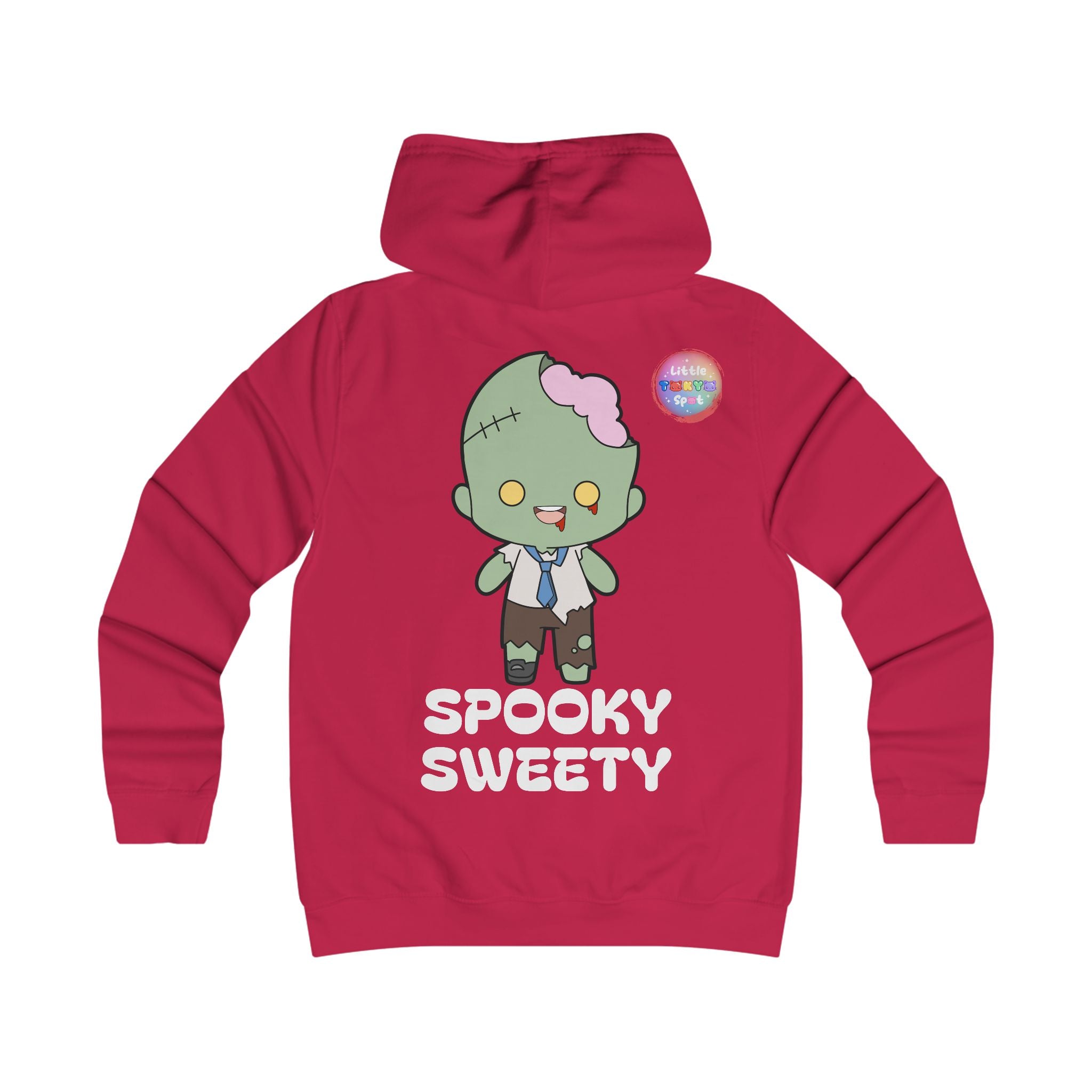 Adorable Apocalypse Hoodie - Cute Zombie Design, Trendy College Sweatshirt, Perfect for Halloween, Gifts for Girls, Cozy Casual Wear