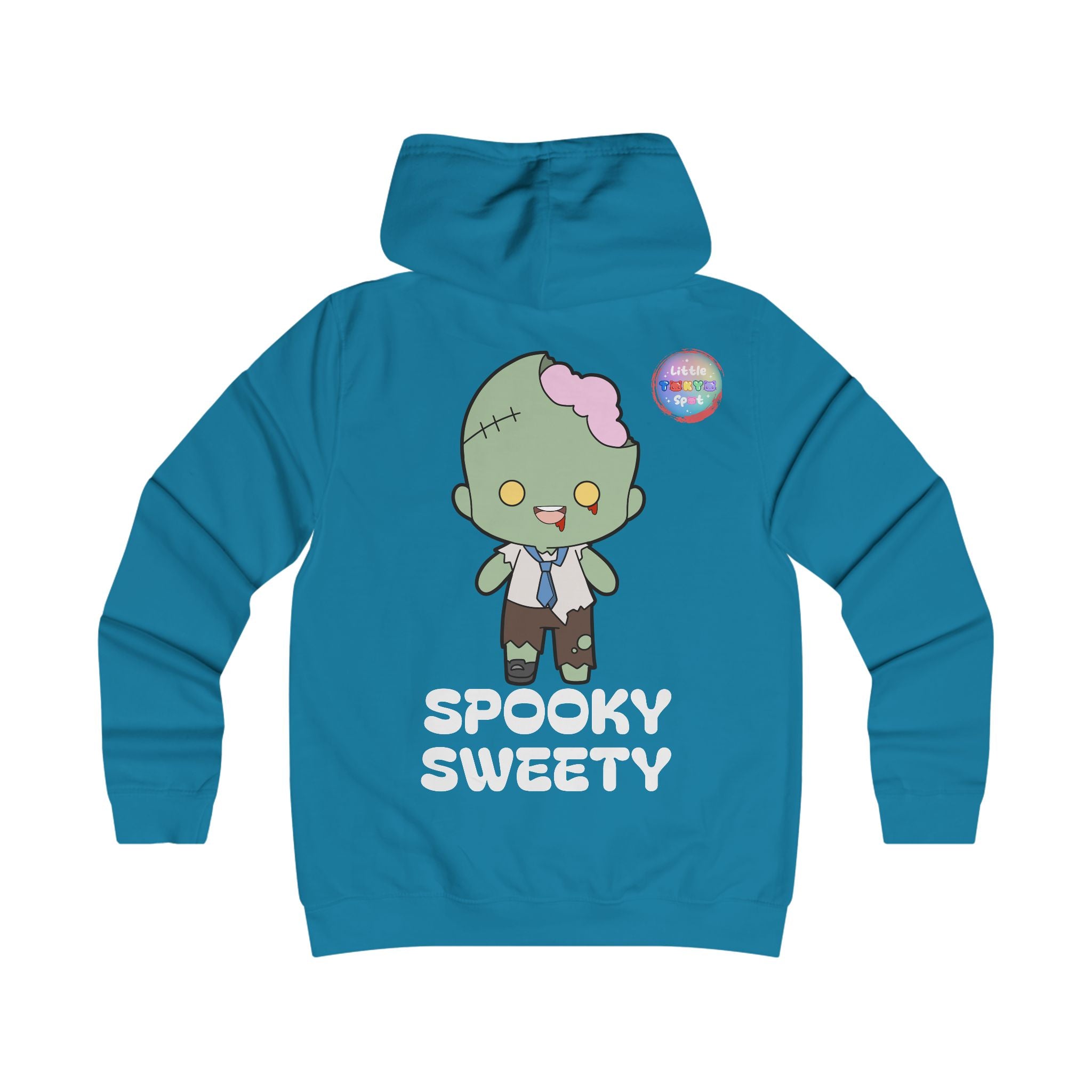 Adorable Apocalypse Hoodie - Cute Zombie Design, Trendy College Sweatshirt, Perfect for Halloween, Gifts for Girls, Cozy Casual Wear