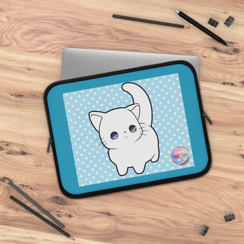 Cute Cat Laptop Sleeve | Funny Cat Design, Laptop Case, Gift for Cat Lovers, Kawaii Style, Computer Accessories, Back to School