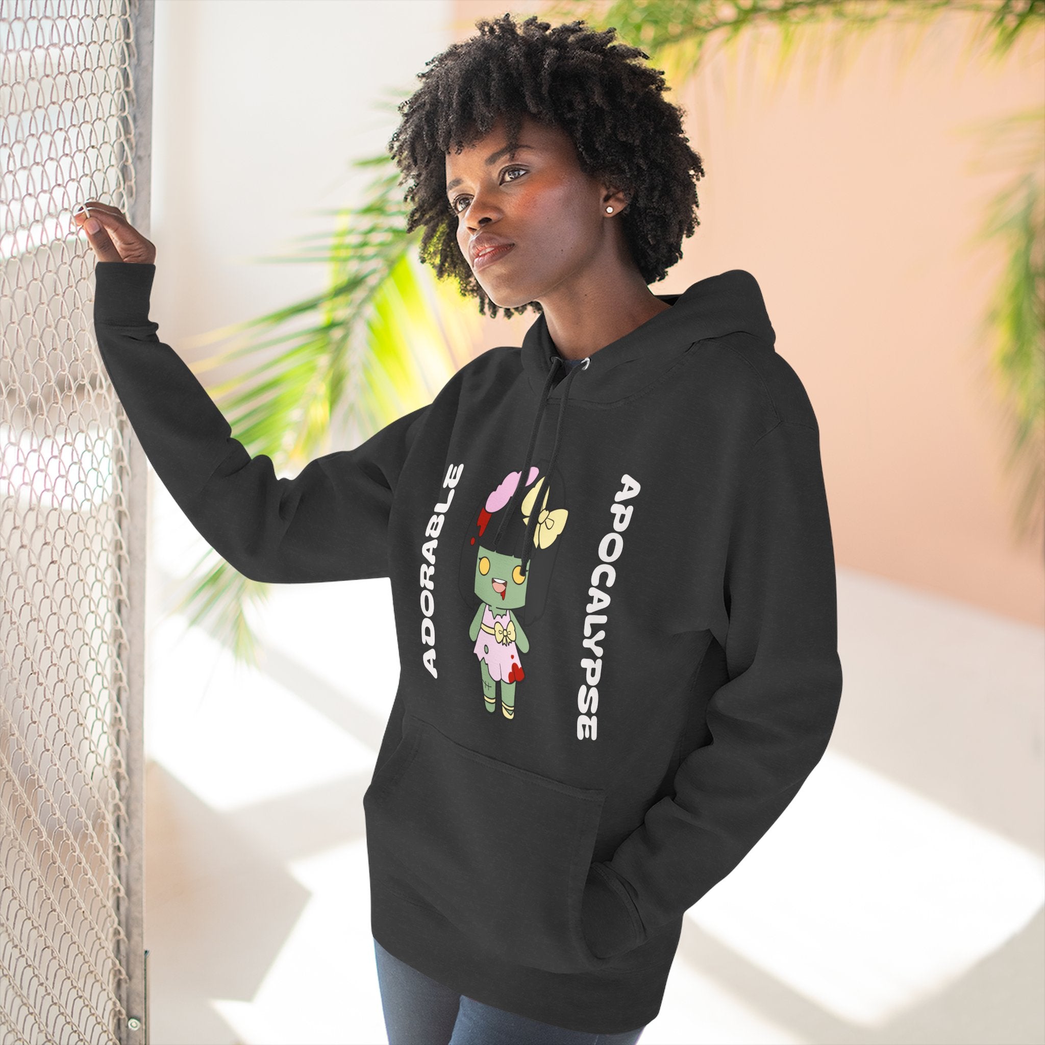 Adorable Zombie Fleece Hoodie, Cute Halloween Sweatshirt, Spooky Sweety Pullover, Cozy Gift for Kids, Fun Fall Fashion, Cartoon-Themed [...]
