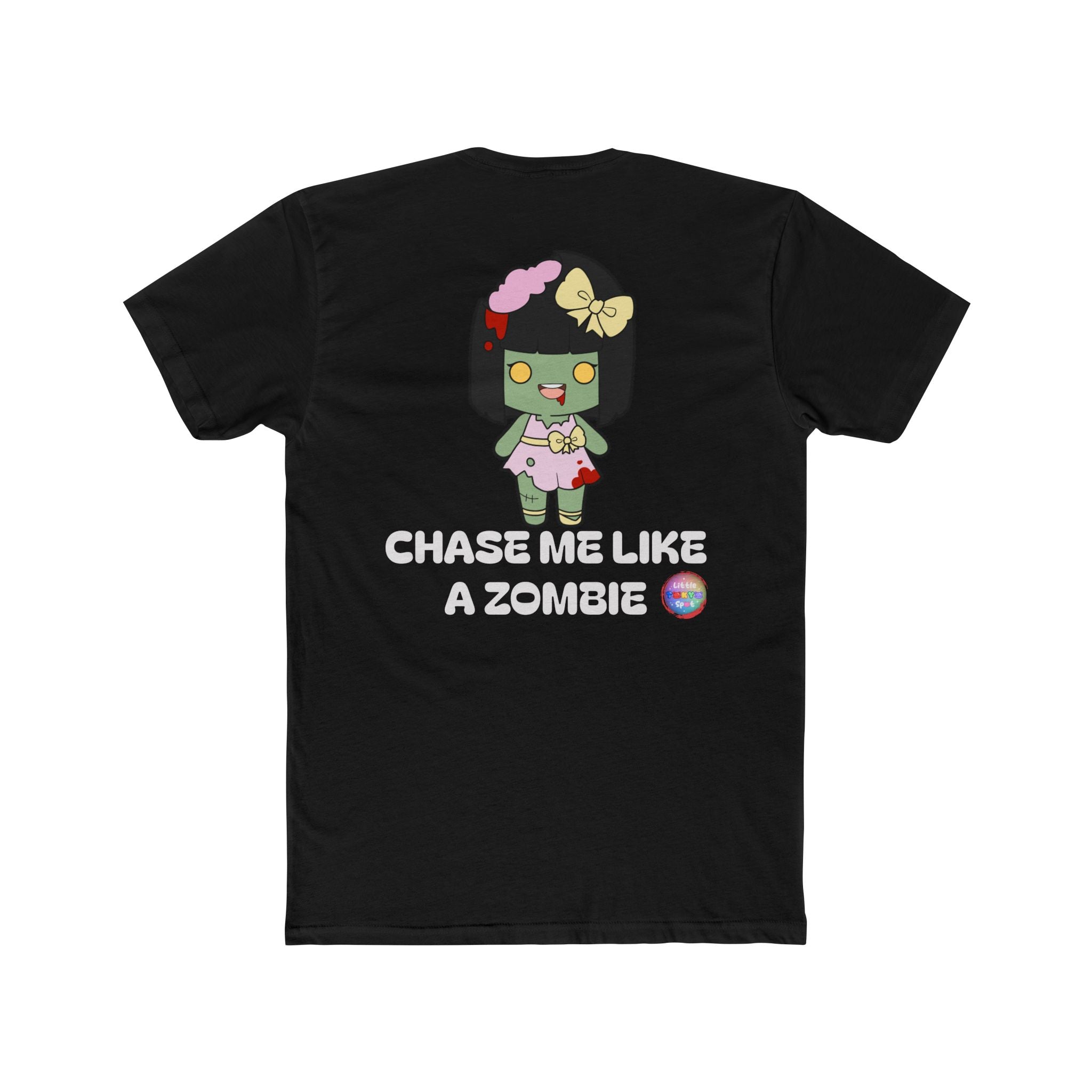 Cute Zombie Graphic T-Shirt | I Don’t Bite Unless You Want Me To, Funny Halloween Tee, Unisex Gift for Parties and Celebrations
