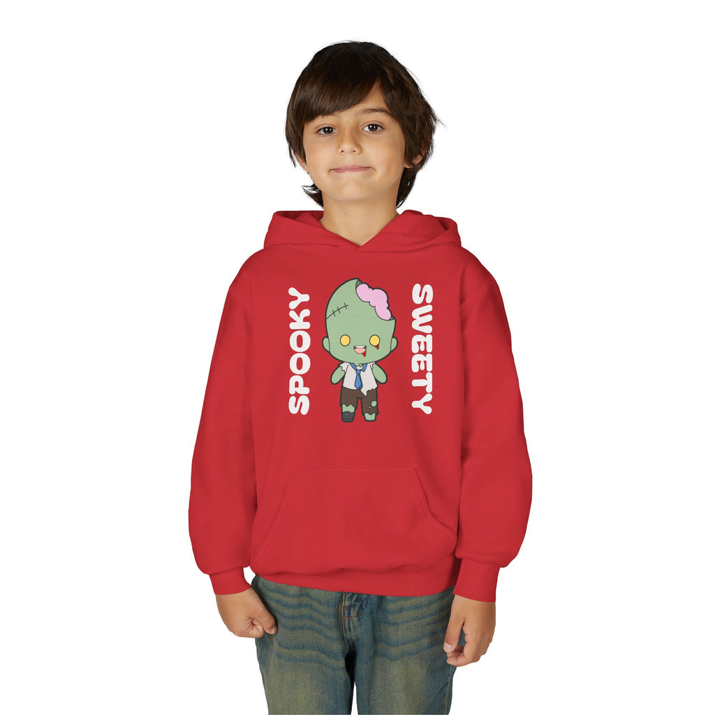 Cute Zombie Hoodie for Kids, Fun Sweatshirt, Halloween Costume, Cozy Kids Clothing, Kawaii Style, Rainbow Love