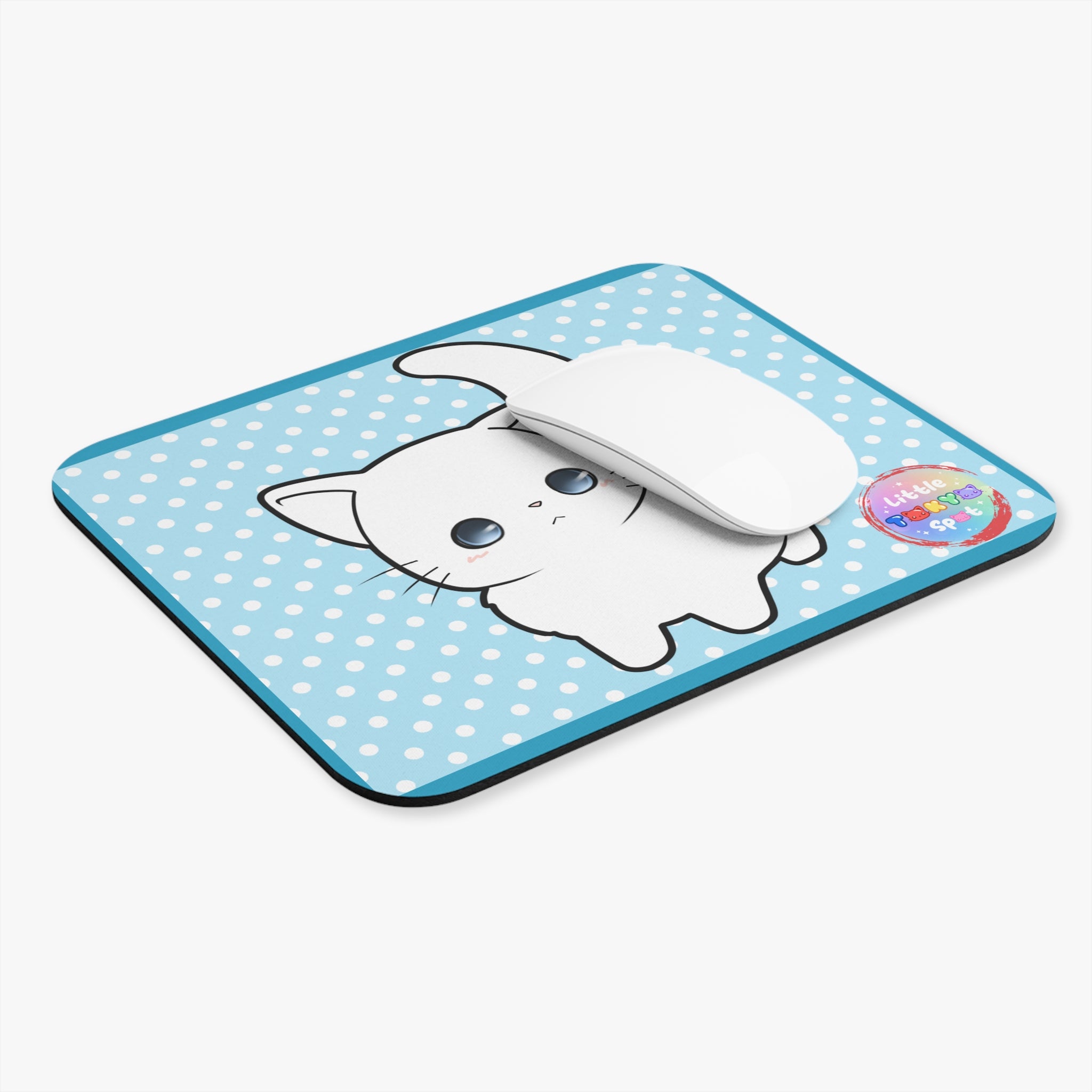 Adorable Cat Mouse Pad, Cute Desk Accessory for Cat Lovers, Office Decor, Gift for Pet Owners, Playful Workspace