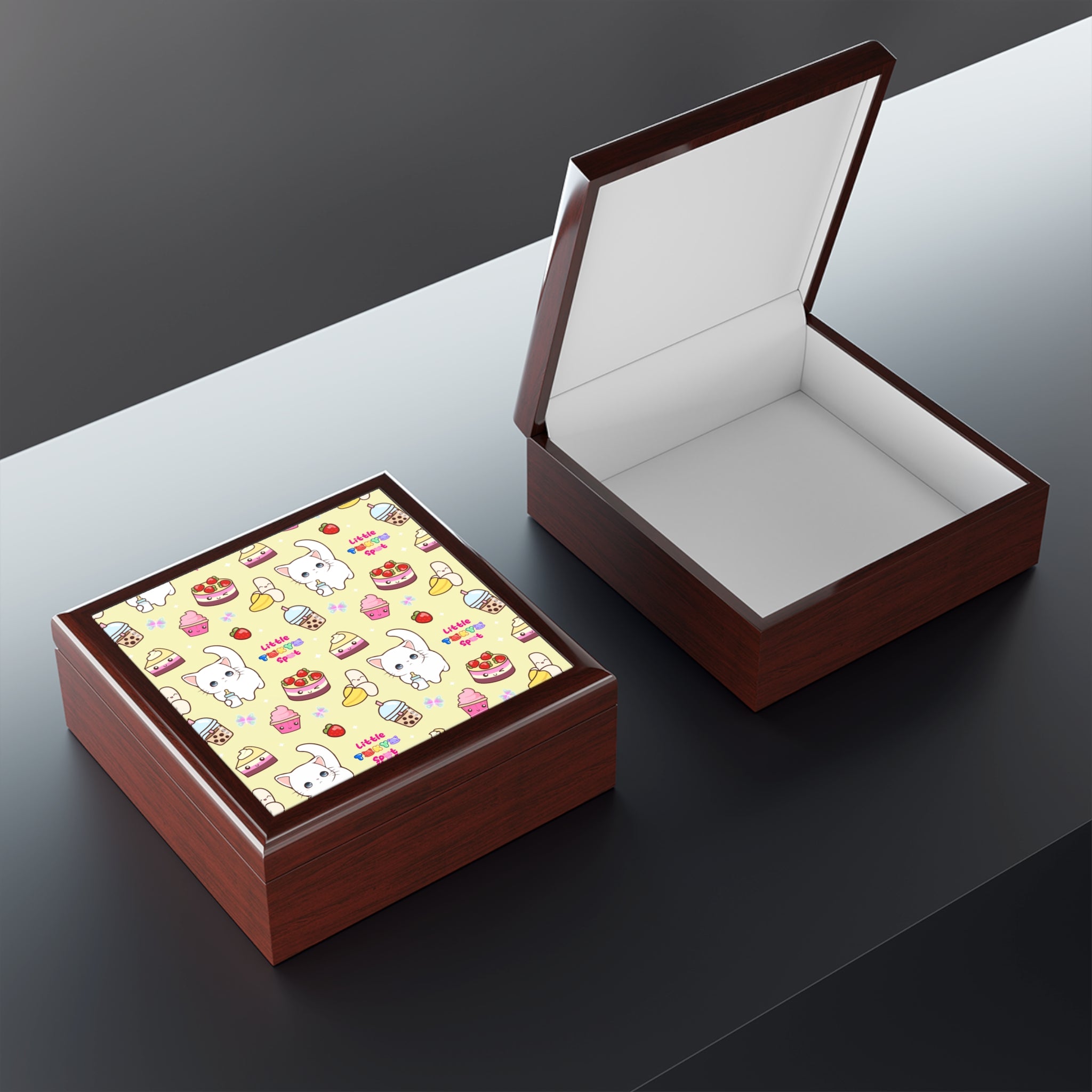Adorable Cat-Themed Jewelry Box, Cute Keepsake Storage for Cat Lovers, Perfect for Birthdays, Gifts, and Celebrations
