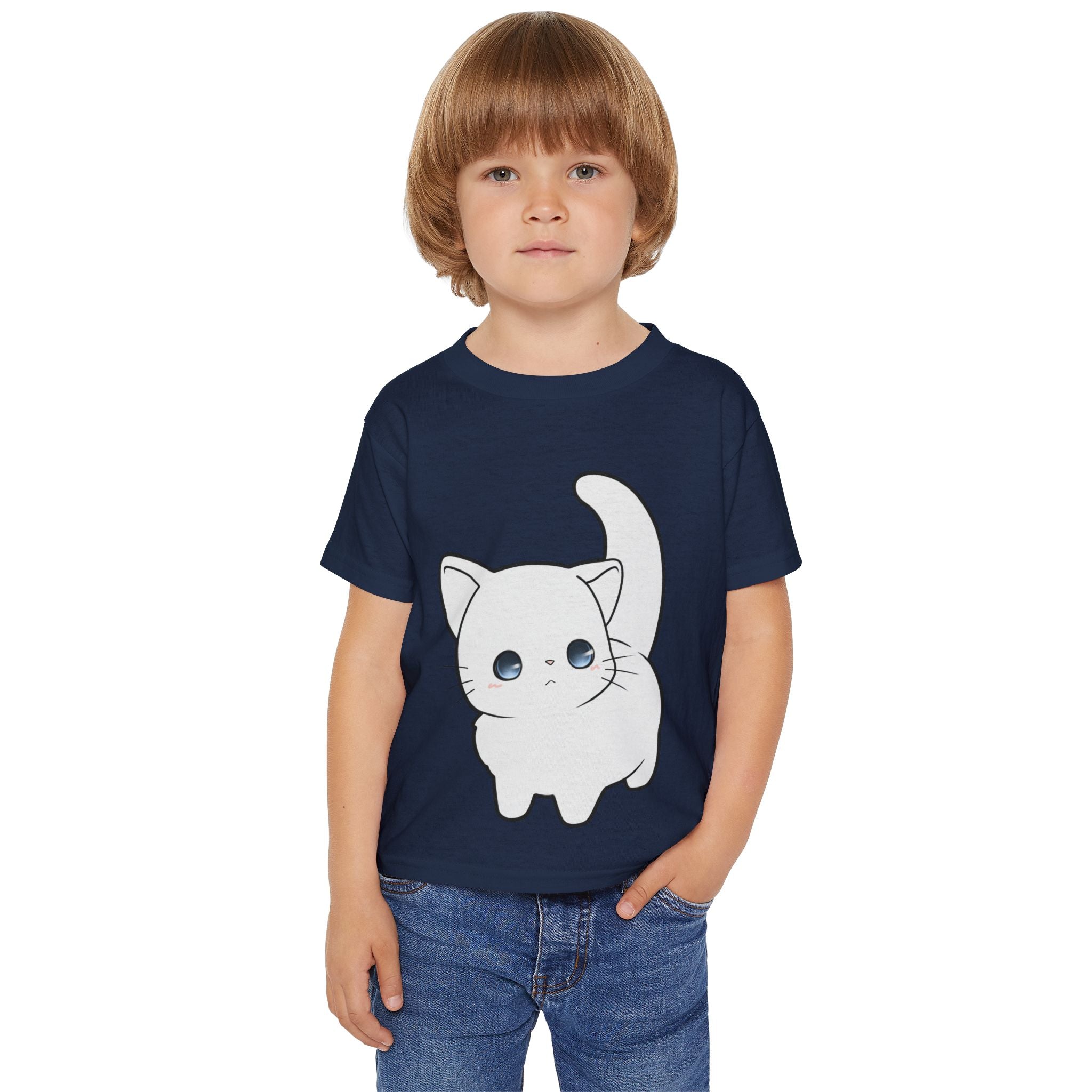 Adorable Cat Toddler T-Shirt, Cute Kid's Tee, Gifts for Toddlers, Birthday Outfit, Cat Lover Gift, Little Tokyo Spot Tee