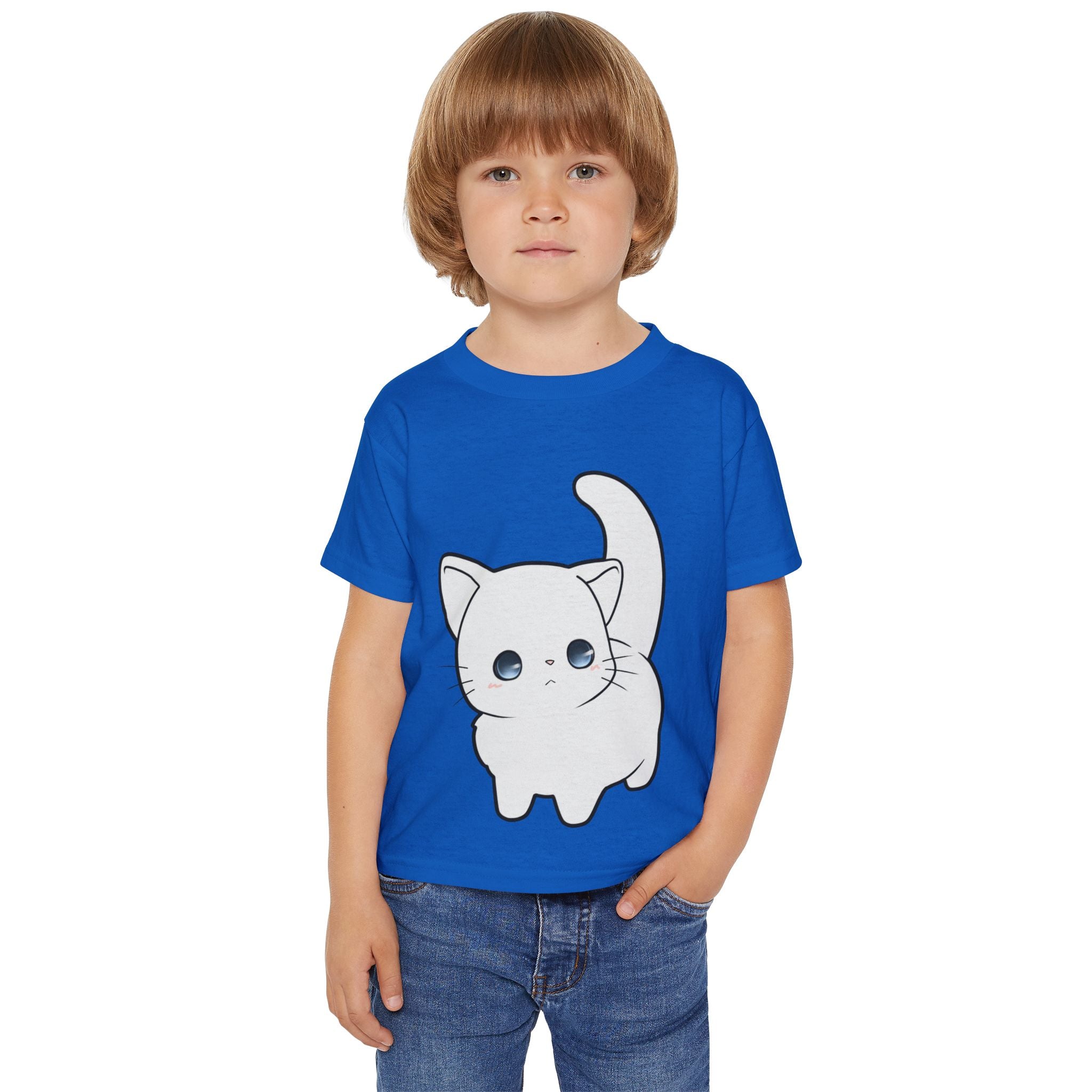 Adorable Cat Toddler T-Shirt, Cute Kid's Tee, Gifts for Toddlers, Birthday Outfit, Cat Lover Gift, Little Tokyo Spot Tee