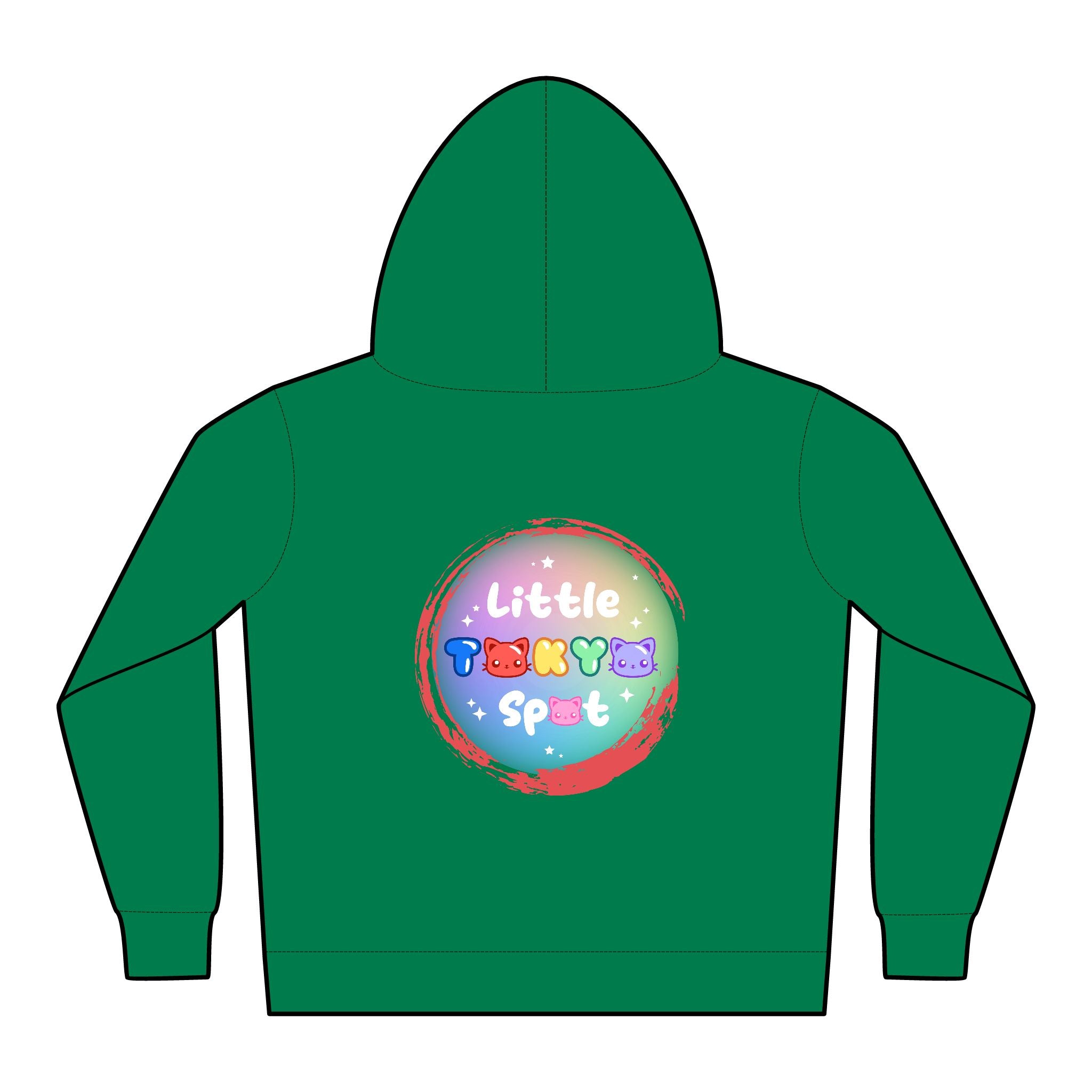 Colorful Toddler Hoodies, Purrfect Cattitude, Little Tokyo Spot, Cute Kids Pullover, Fun Party Outfits, Gift for Kids