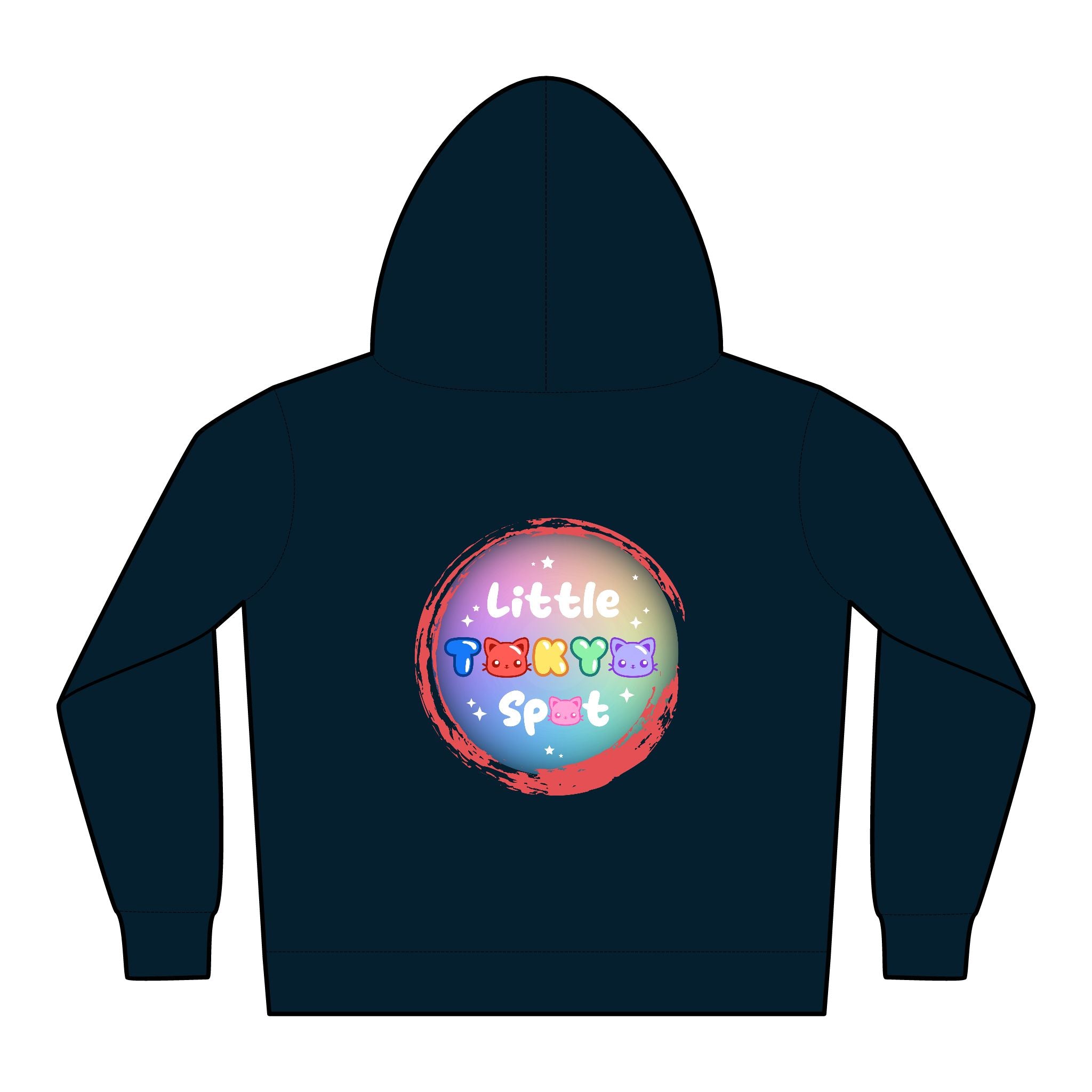 Colorful Toddler Hoodies, Purrfect Cattitude, Little Tokyo Spot, Cute Kids Pullover, Fun Party Outfits, Gift for Kids