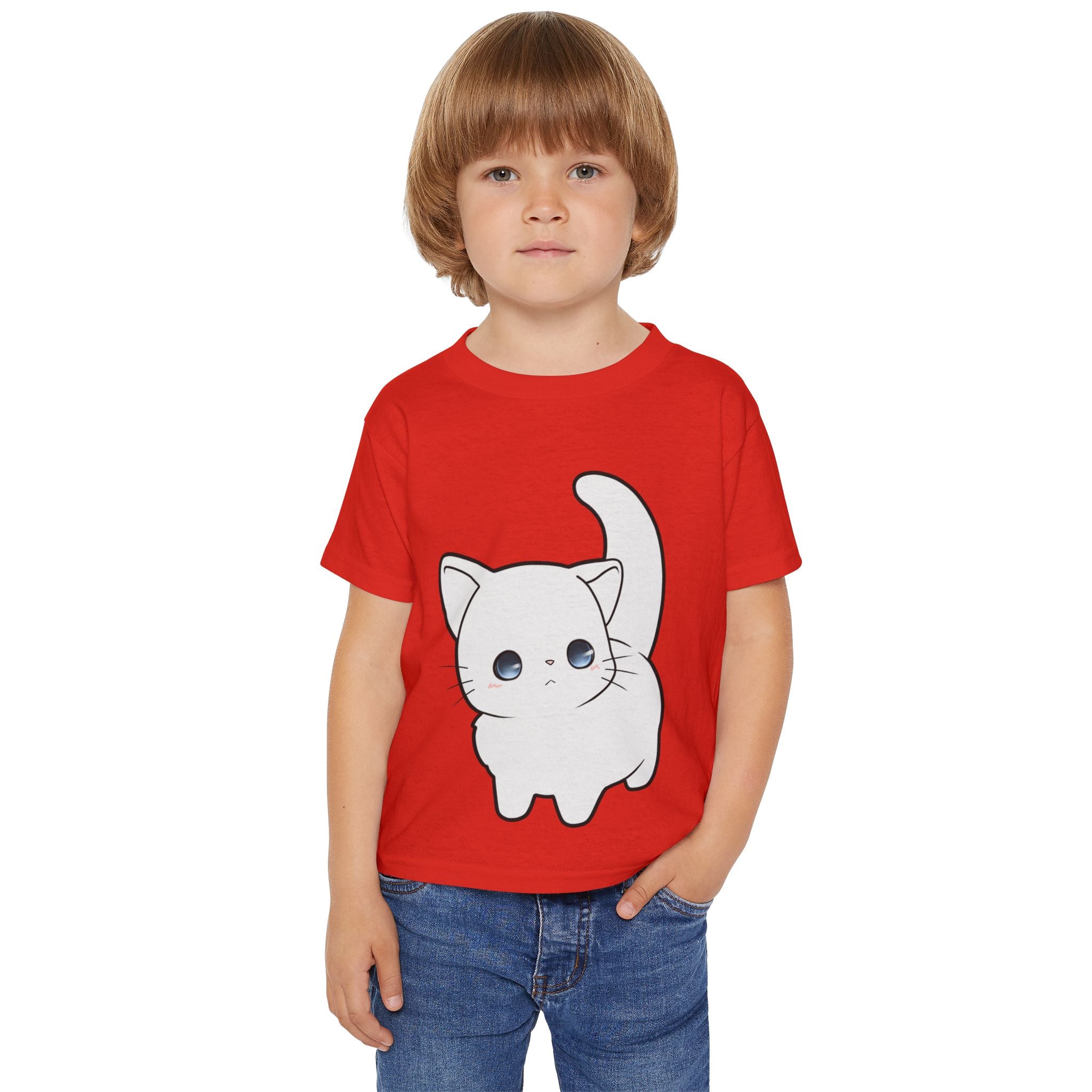 Adorable Cat Toddler T-Shirt, Cute Kid's Tee, Gifts for Toddlers, Birthday Outfit, Cat Lover Gift, Little Tokyo Spot Tee