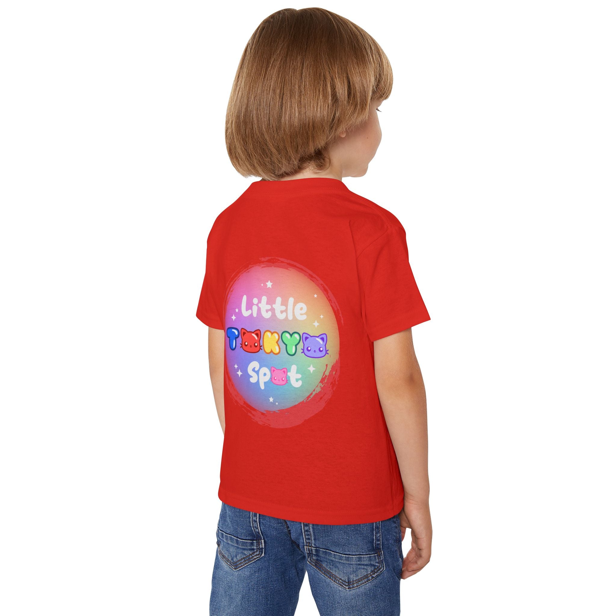 Adorable Cat Toddler T-Shirt, Cute Kid's Tee, Gifts for Toddlers, Birthday Outfit, Cat Lover Gift, Little Tokyo Spot Tee