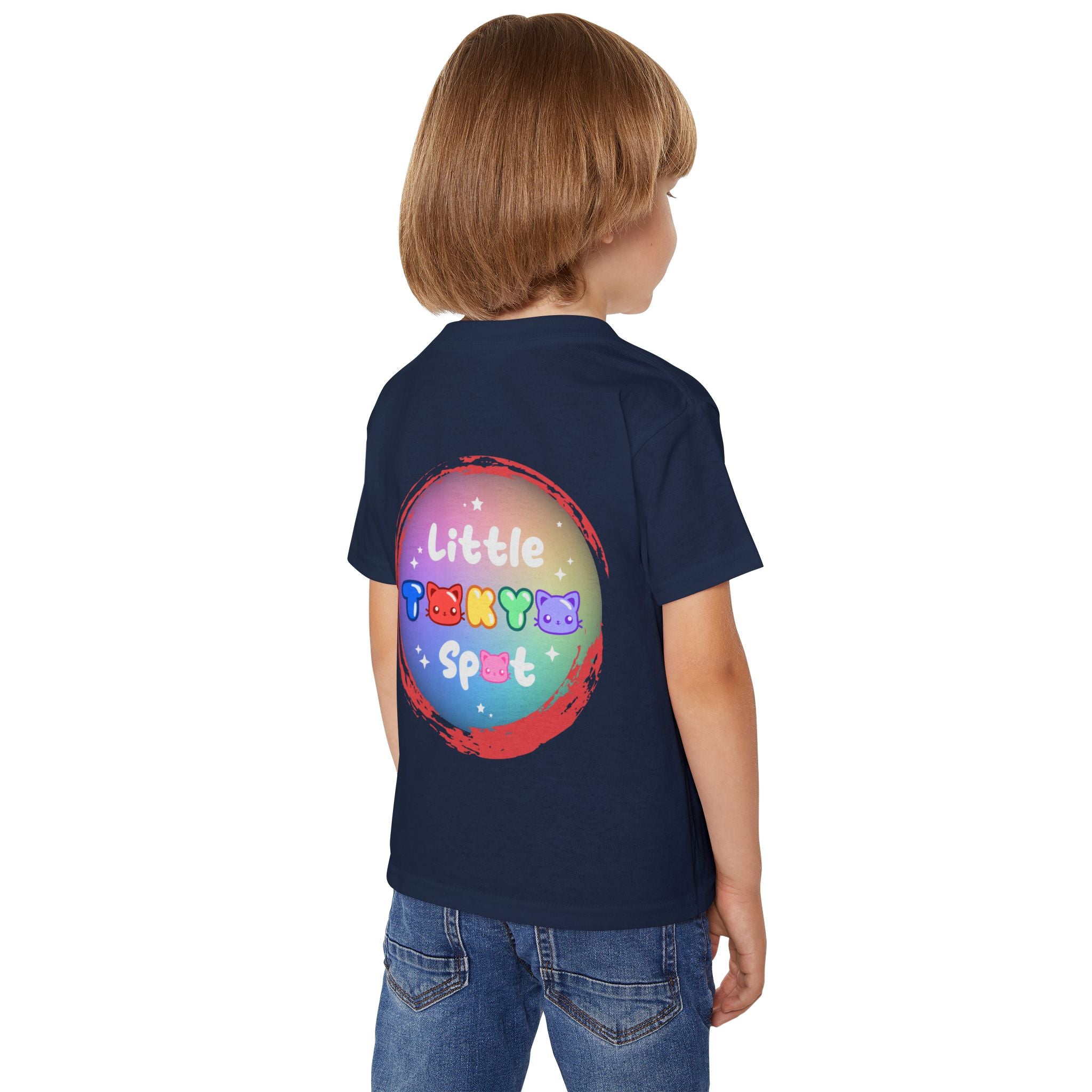 Adorable Cat Toddler T-Shirt, Cute Kid's Tee, Gifts for Toddlers, Birthday Outfit, Cat Lover Gift, Little Tokyo Spot Tee