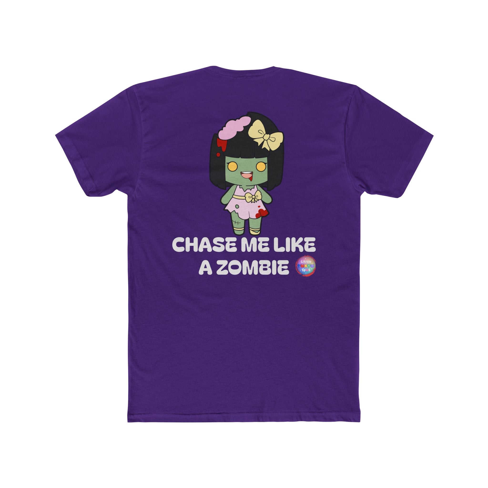 Cute Zombie Graphic T-Shirt | I Don’t Bite Unless You Want Me To, Funny Halloween Tee, Unisex Gift for Parties and Celebrations