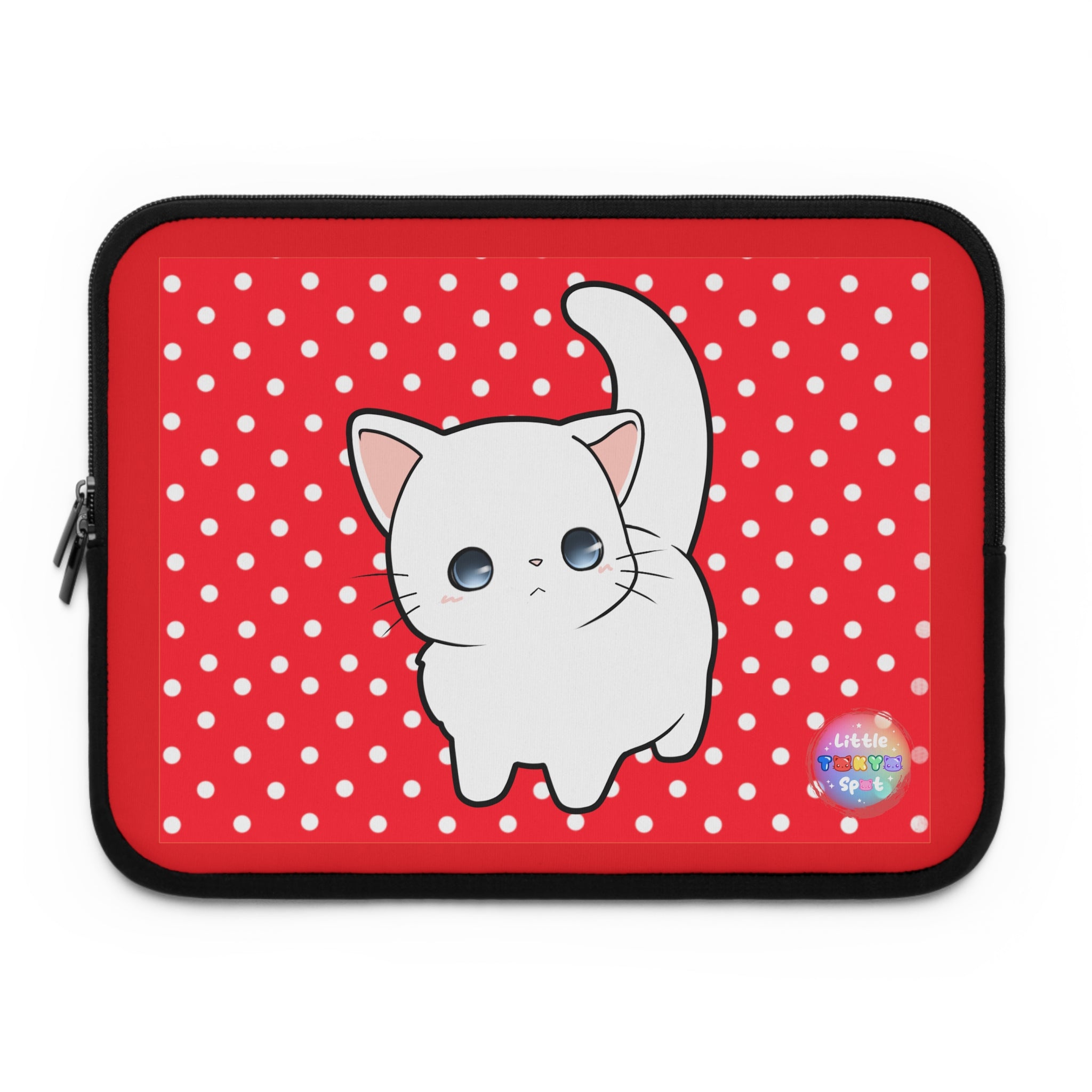 Cute Cat Laptop Sleeve, Fun Laptop Case for Animal Lovers, Gift for Pet Owners, Laptop Protector, Cute Cat Design
