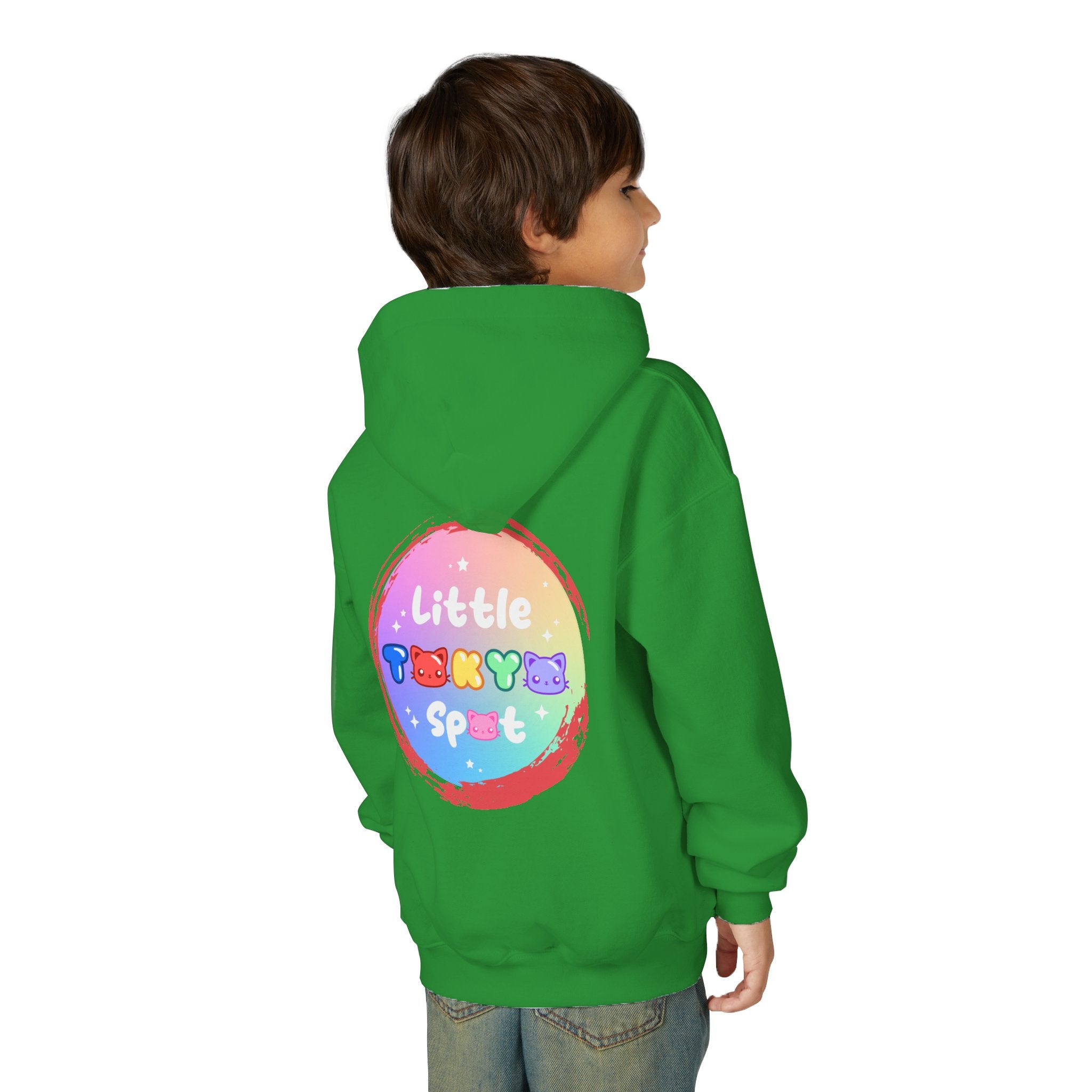 Cute Zombie Hoodie for Kids, Fun Sweatshirt, Halloween Costume, Cozy Kids Clothing, Kawaii Style, Rainbow Love