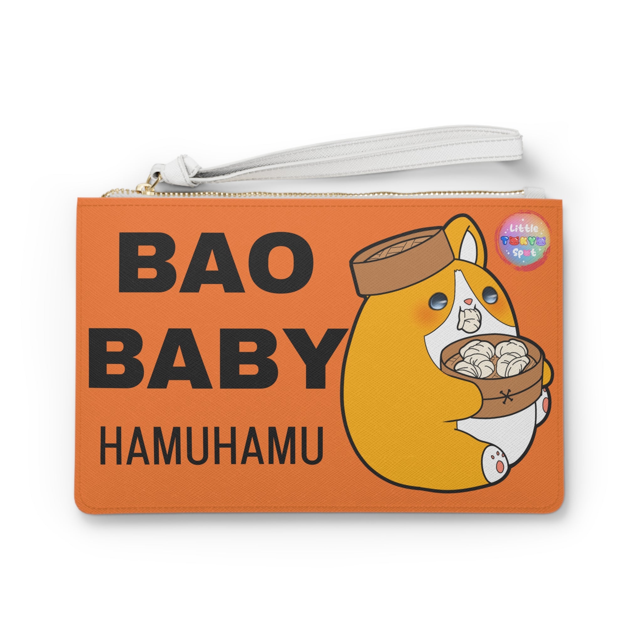 Cute Dog Foodie Clutch Bag, Bao Baby Bag, Boba Baby Pouch, Kawaii Accessory,  Purse, Pencil Case, Fun Gifts for Food Lovers