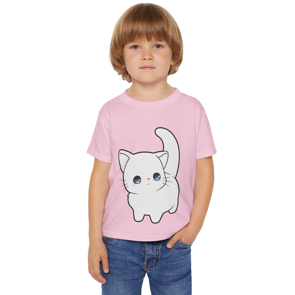 Adorable Cat Toddler T-Shirt, Cute Kid's Tee, Gifts for Toddlers, Birthday Outfit, Cat Lover Gift, Little Tokyo Spot Tee