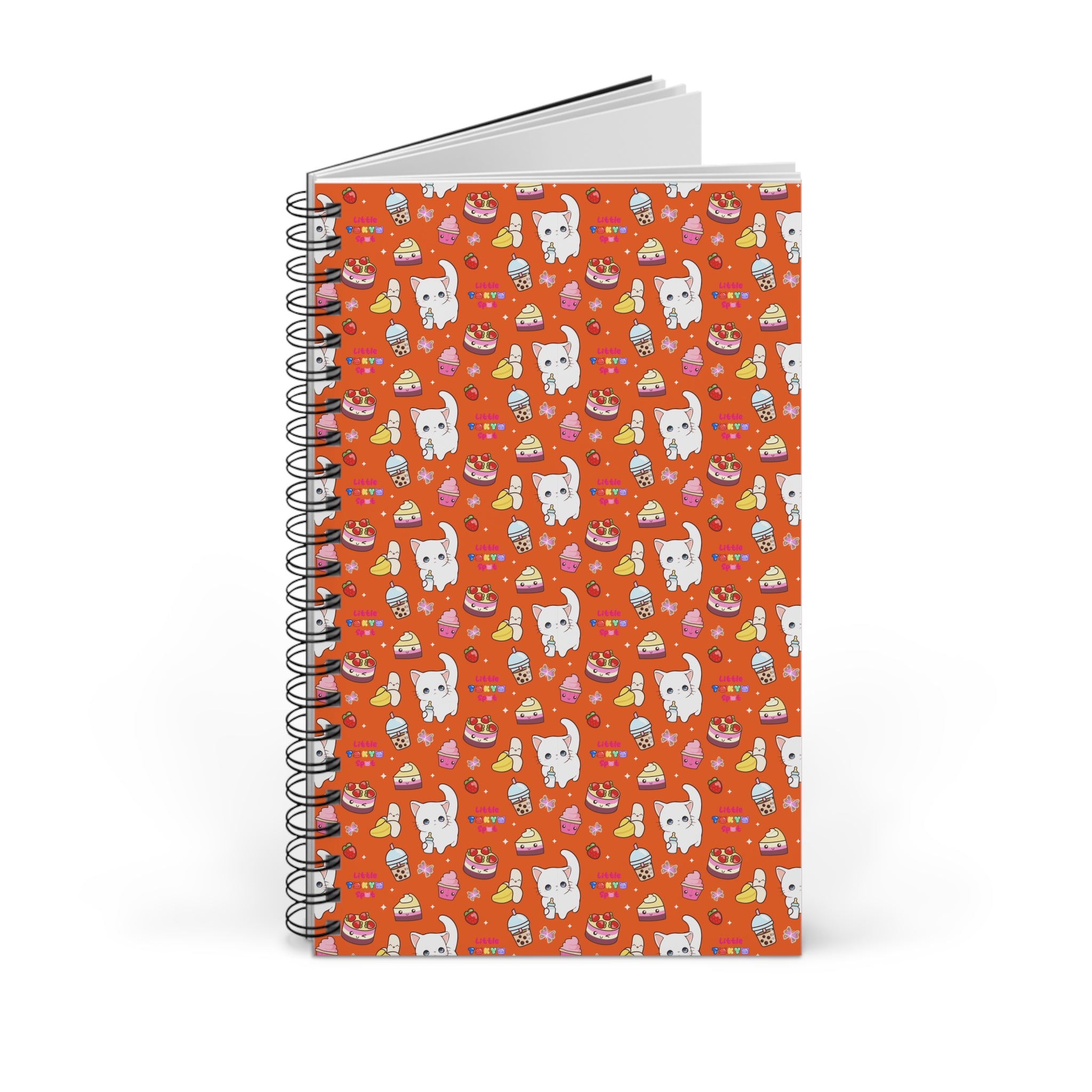 Cute Halloween Spiral Journal, Fun Note-taking Diary, Creative Writing Pad, Gift for Kids, Halloween Decor, Teachers' Journal