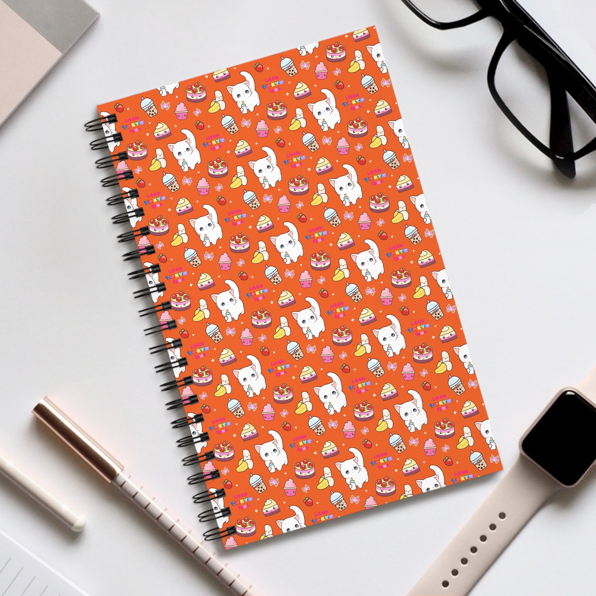 Cute Halloween Spiral Journal, Fun Note-taking Diary, Creative Writing Pad, Gift for Kids, Halloween Decor, Teachers' Journal