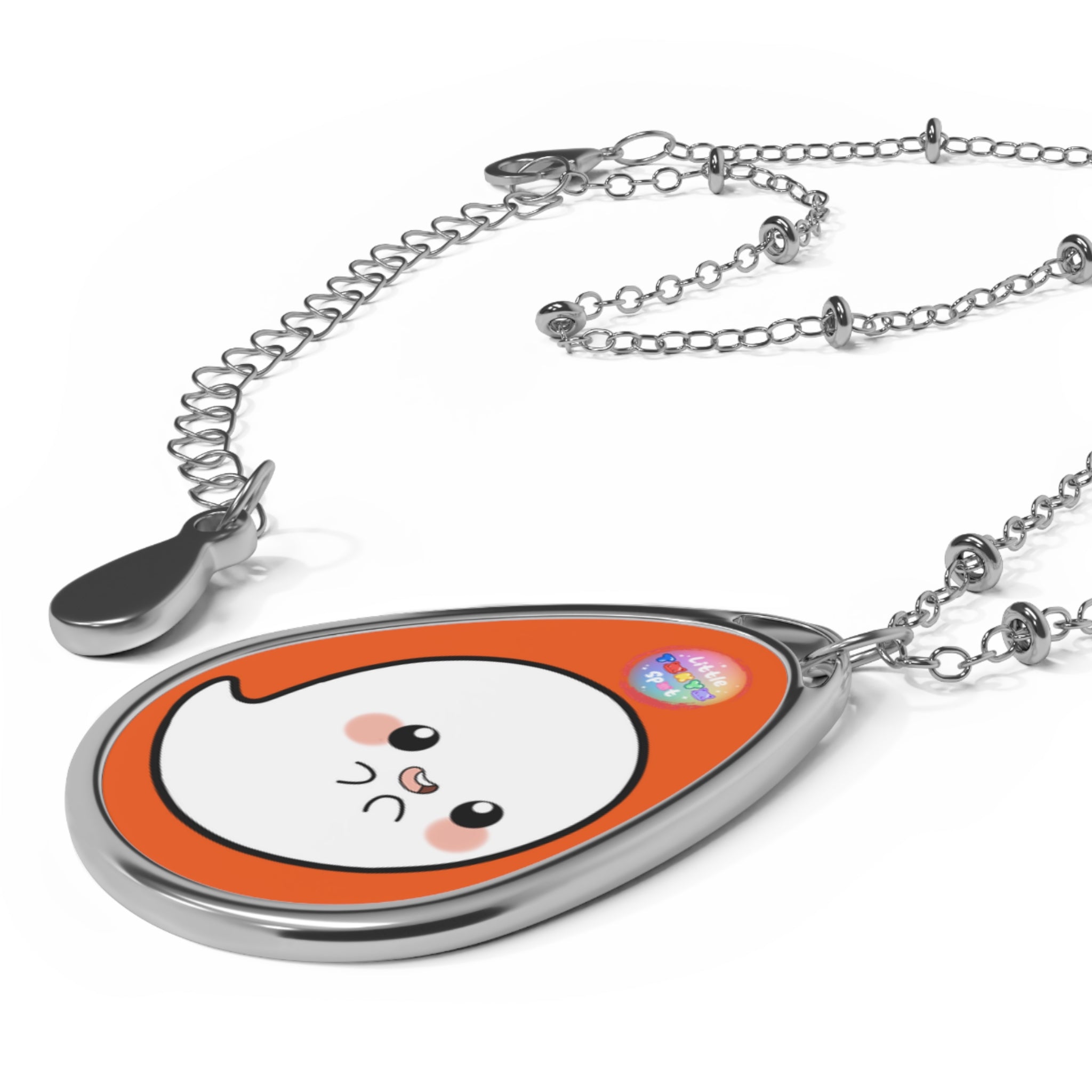 Halloween Cute Seal Pendant Necklace, Kawaii Jewelry, Ocean Lover Gift, Adjustable Chain, Unique Birthday Present, Animal Lover Accessory