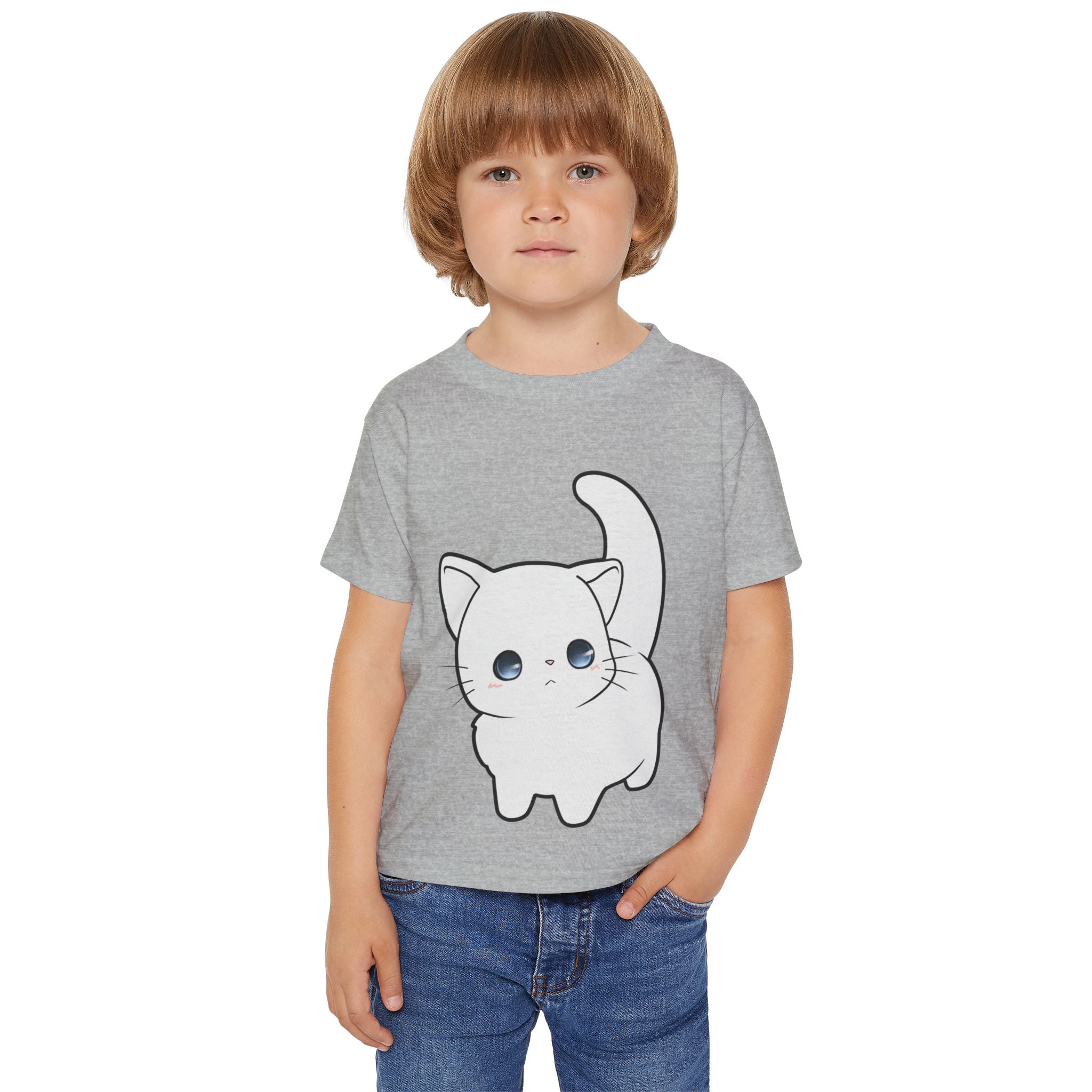 Adorable Cat Toddler T-Shirt, Cute Kid's Tee, Gifts for Toddlers, Birthday Outfit, Cat Lover Gift, Little Tokyo Spot Tee