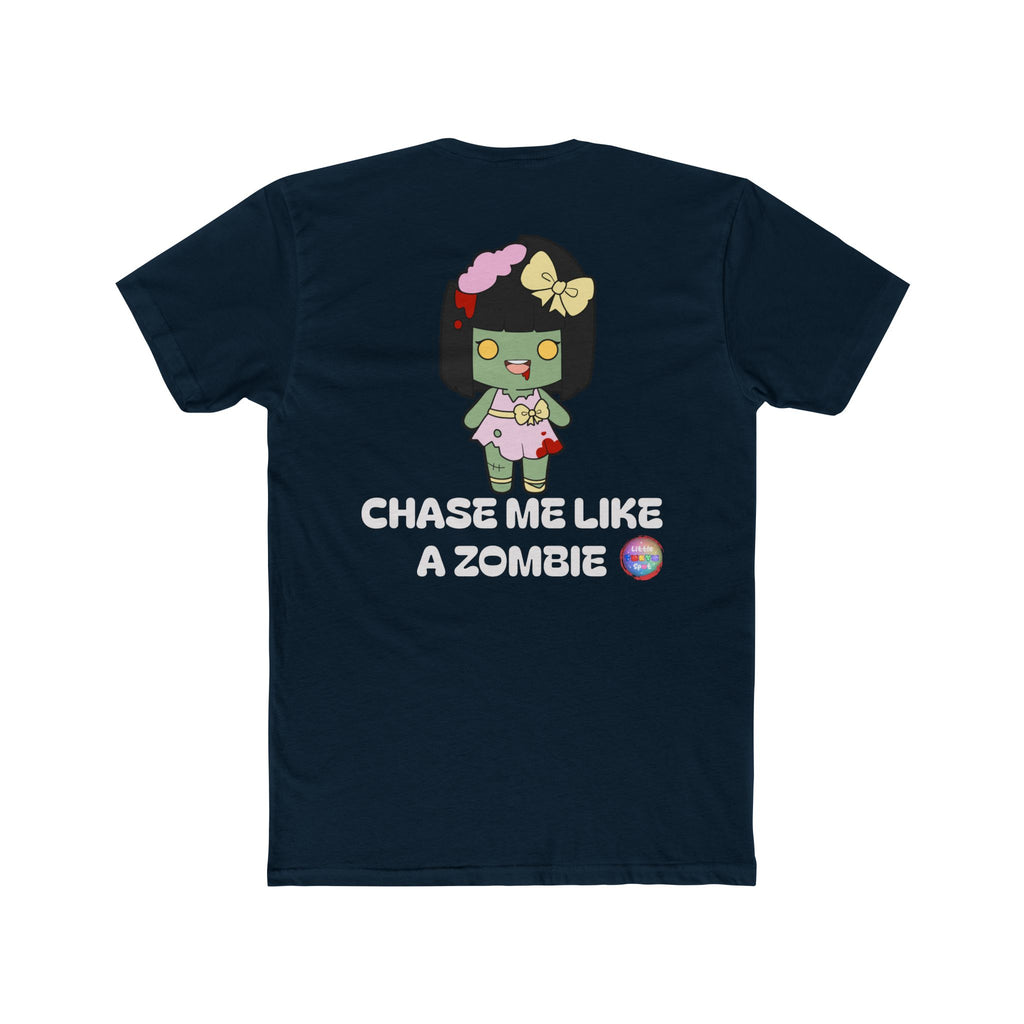 Cute Zombie Graphic T-Shirt | I Don’t Bite Unless You Want Me To, Funny Halloween Tee, Unisex Gift for Parties and Celebrations