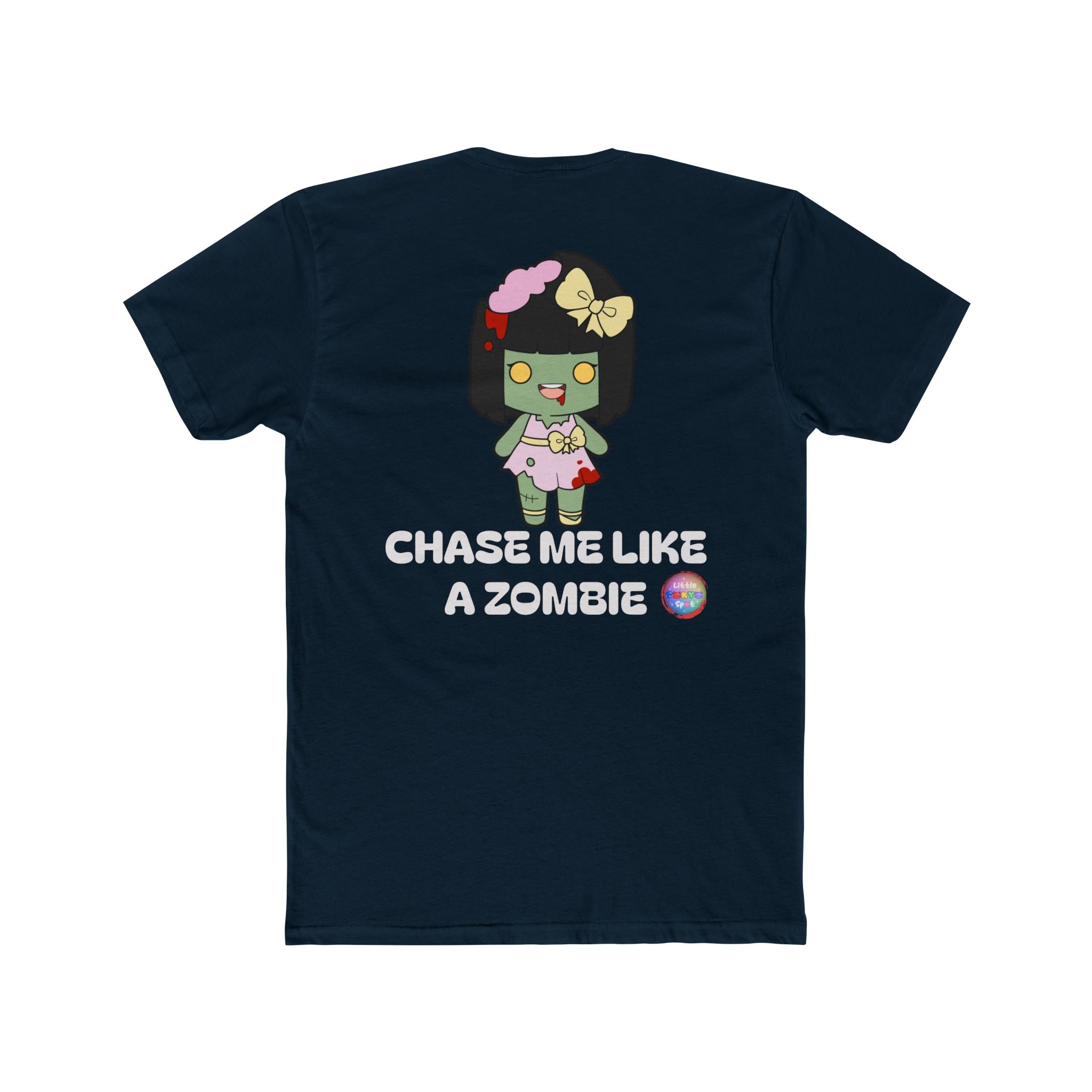 Cute Zombie Graphic T-Shirt | I Don’t Bite Unless You Want Me To, Funny Halloween Tee, Unisex Gift for Parties and Celebrations