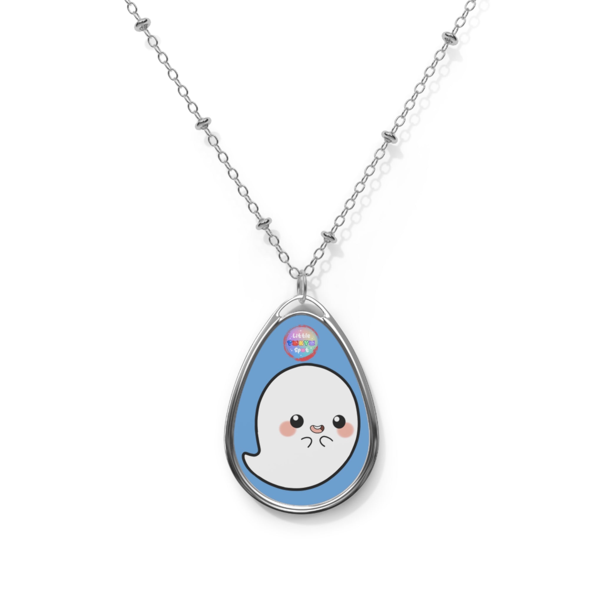 Cute Seal Pendant Necklace, Kawaii Jewelry, Ocean Lover Gift, Adjustable Chain, Unique Birthday Present, Animal Lover Accessory