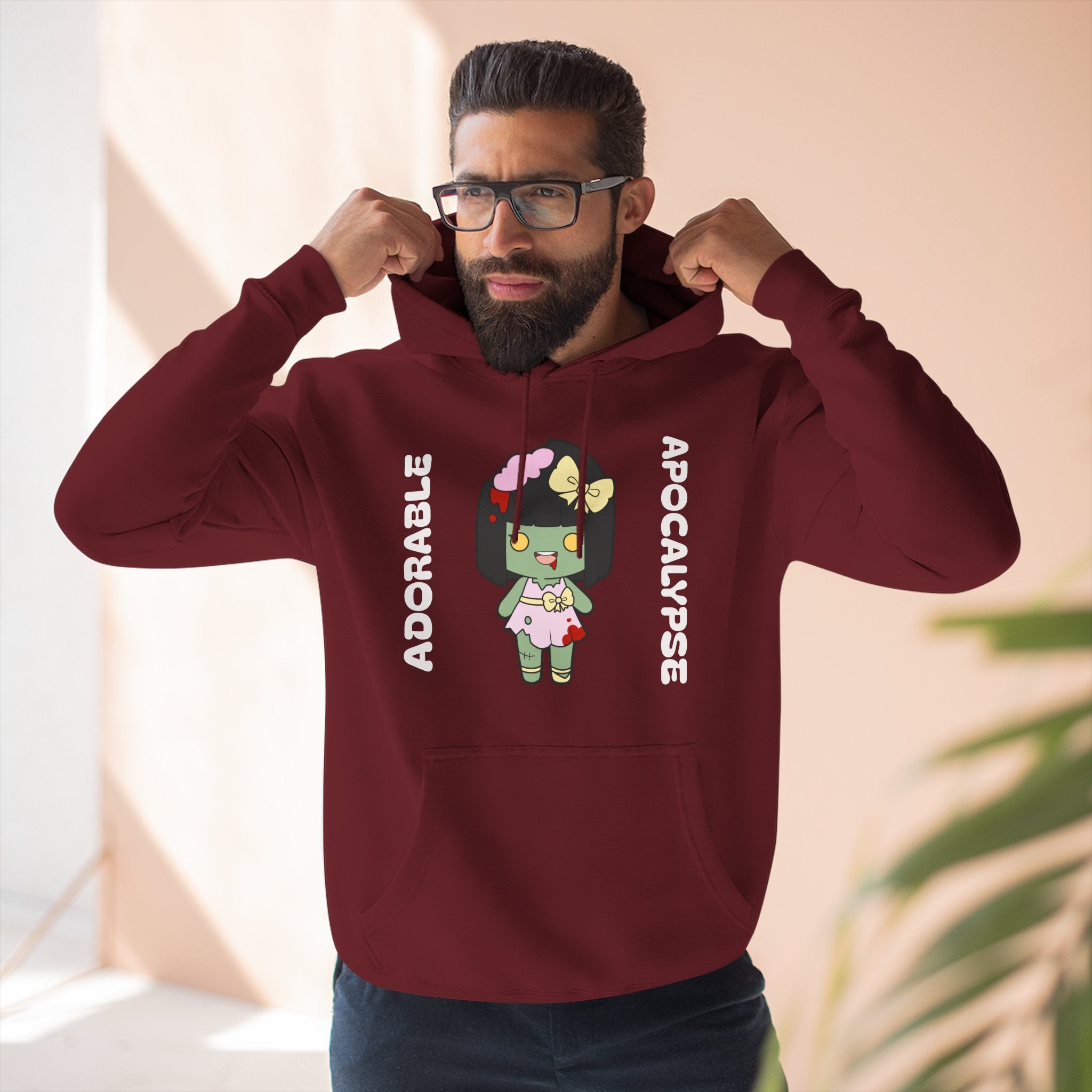 Adorable Zombie Fleece Hoodie, Cute Halloween Sweatshirt, Spooky Sweety Pullover, Cozy Gift for Kids, Fun Fall Fashion, Cartoon-Themed [...]
