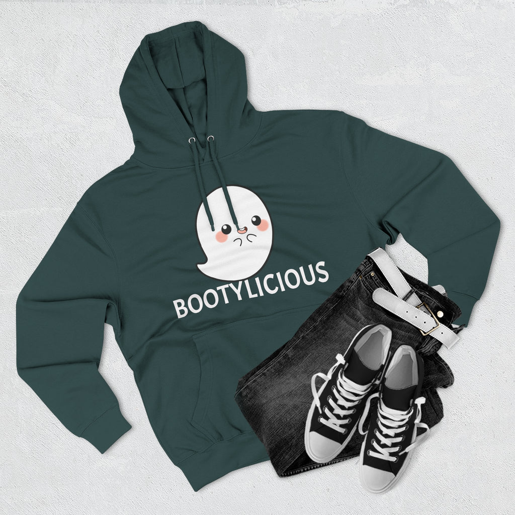 Playful Ghost Fleece Hoodie, Cute Hoodie, Halloween Sweatshirt, Funny Ghost Apparel, Cozy Loungewear, Unique Gift Idea